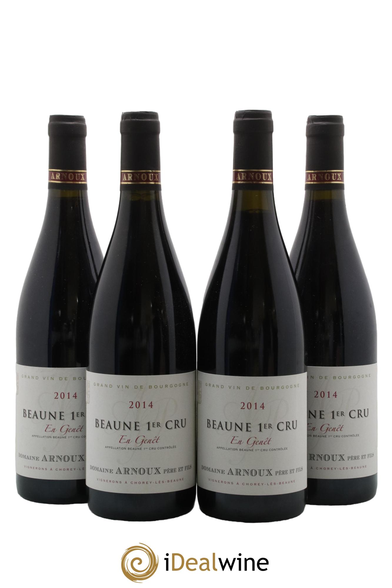 Beaune 1er Cru En Genêt Domaine Arnoux Père et Fils 2014 - Lot de 4 bouteilles - 0
