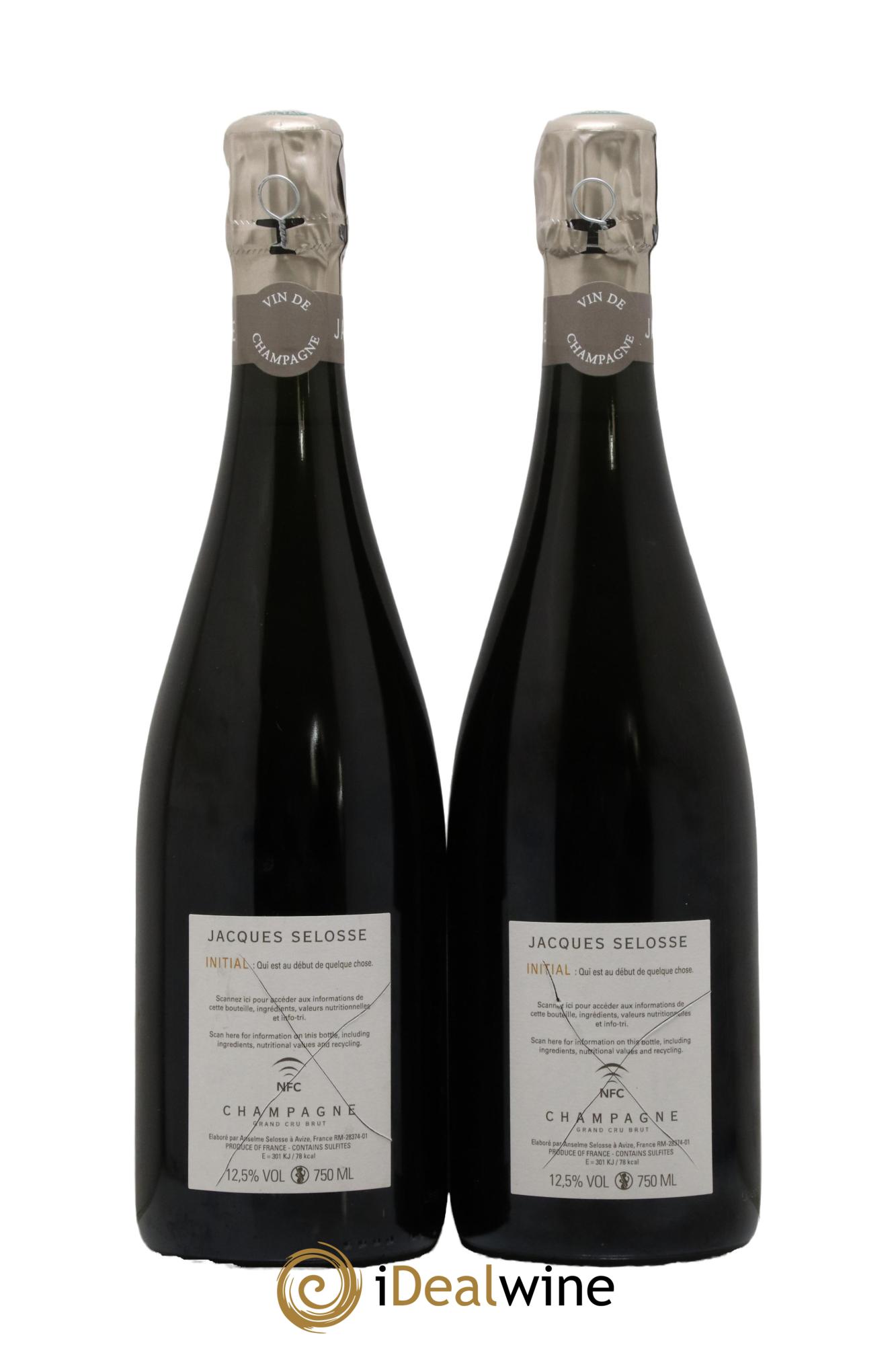 Initial Brut Jacques Selosse - Lot of 2 bottles - 1