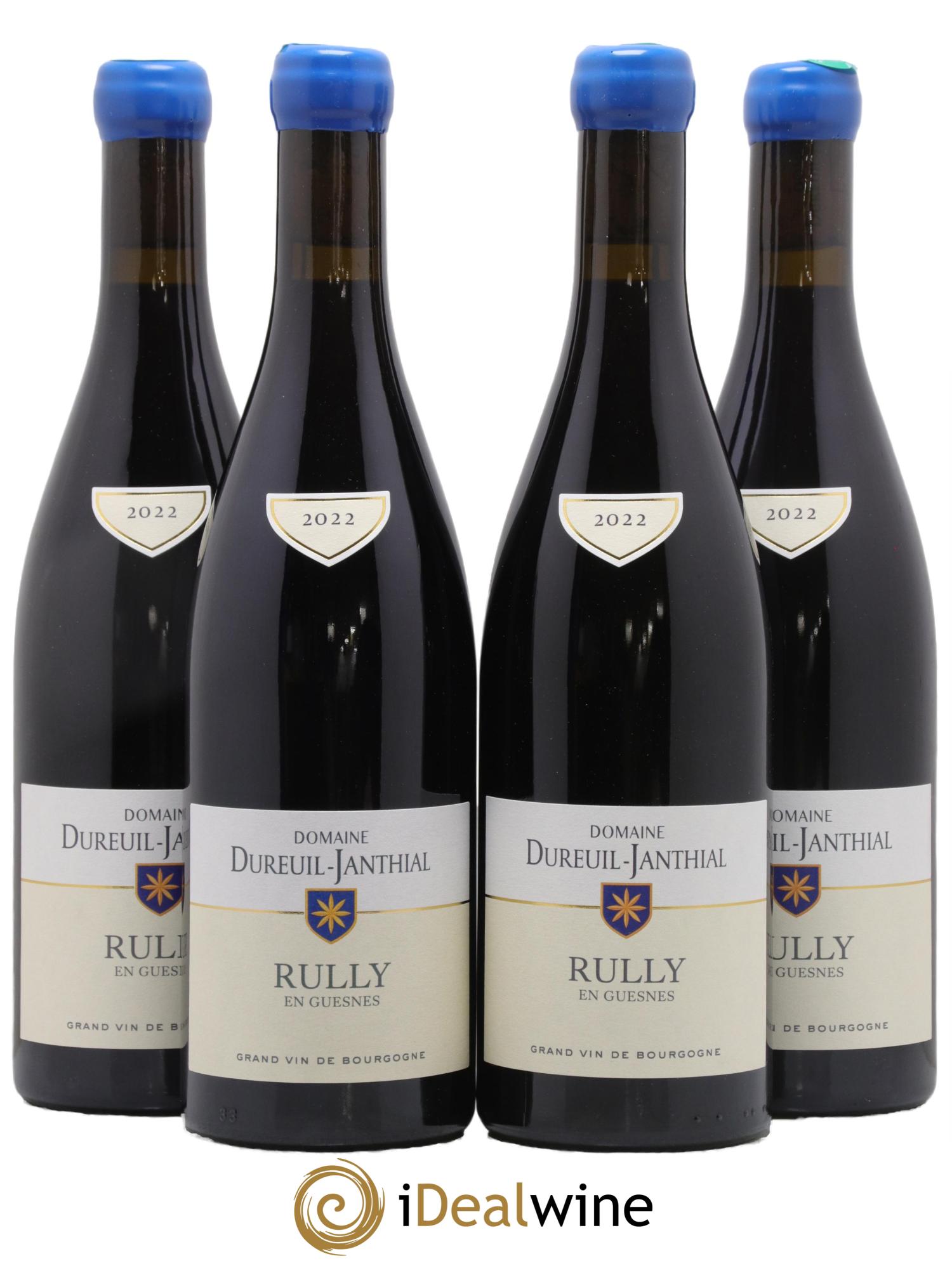 Rully En Guesnes Vincent Dureuil-Janthial 2022 - Lot de 4 bouteilles - 0