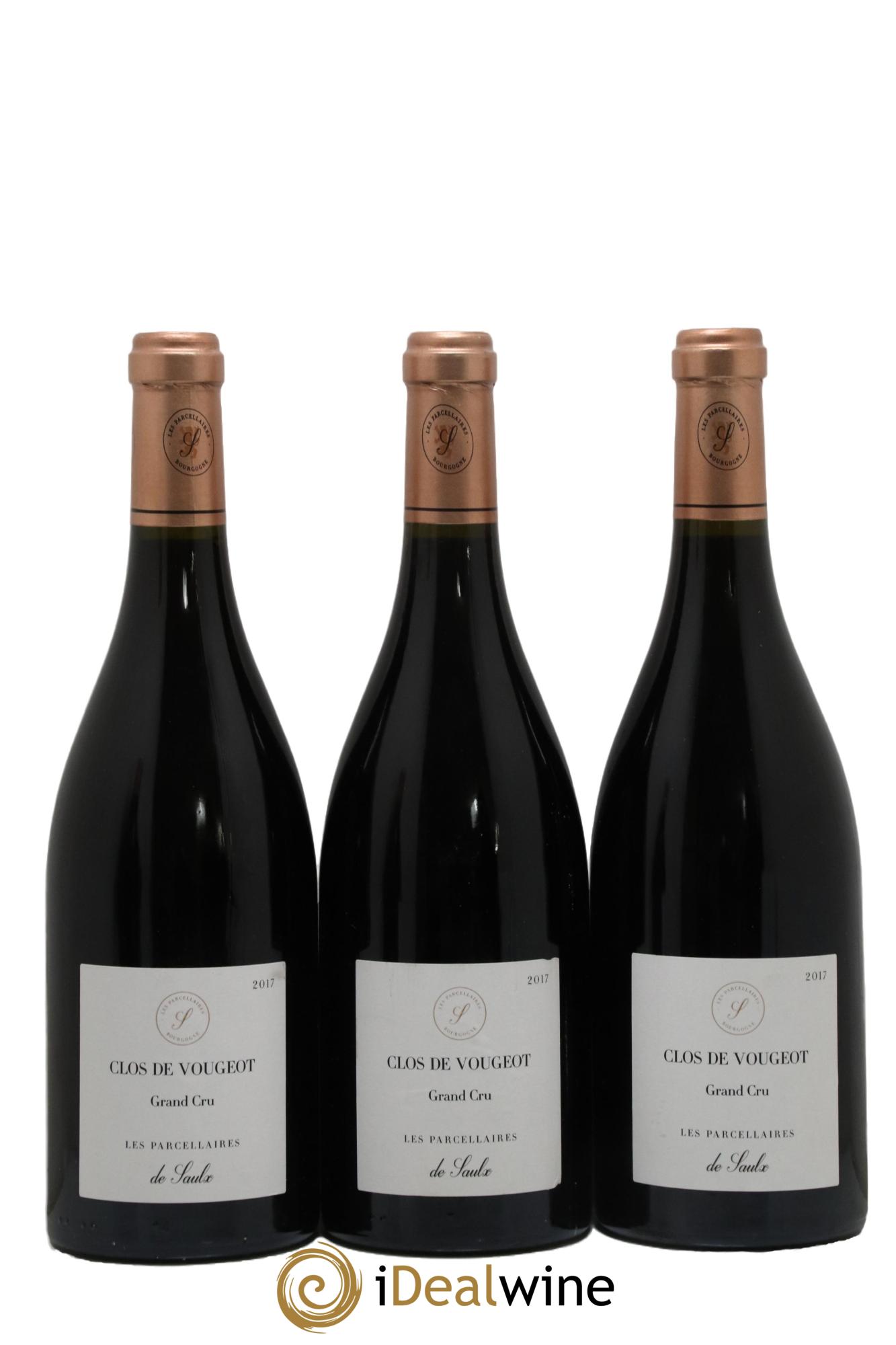Clos de Vougeot Grand Cru Les Parcellaires de Saulx 2017 - Lot of 3 bottles - 0