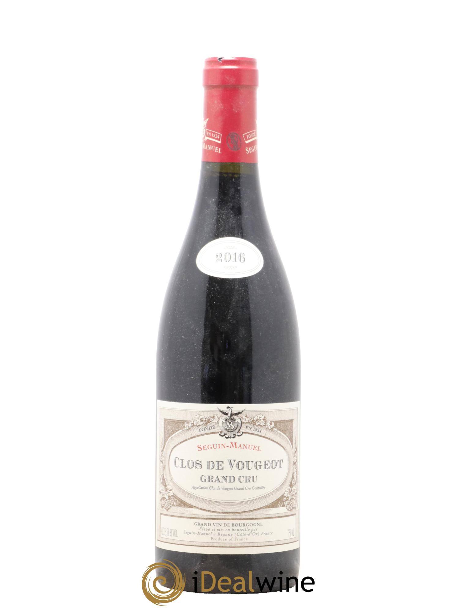 Clos de Vougeot Grand Cru Seguin-Manuel 2016 - Posten von 1 Flasche - 0