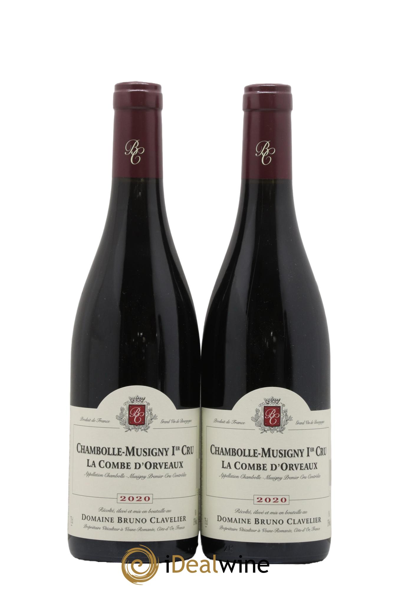 Chambolle-Musigny 1er Cru La Combe d'Orveaux Bruno Clavelier 2020 - Lot de 2 bouteilles - 0