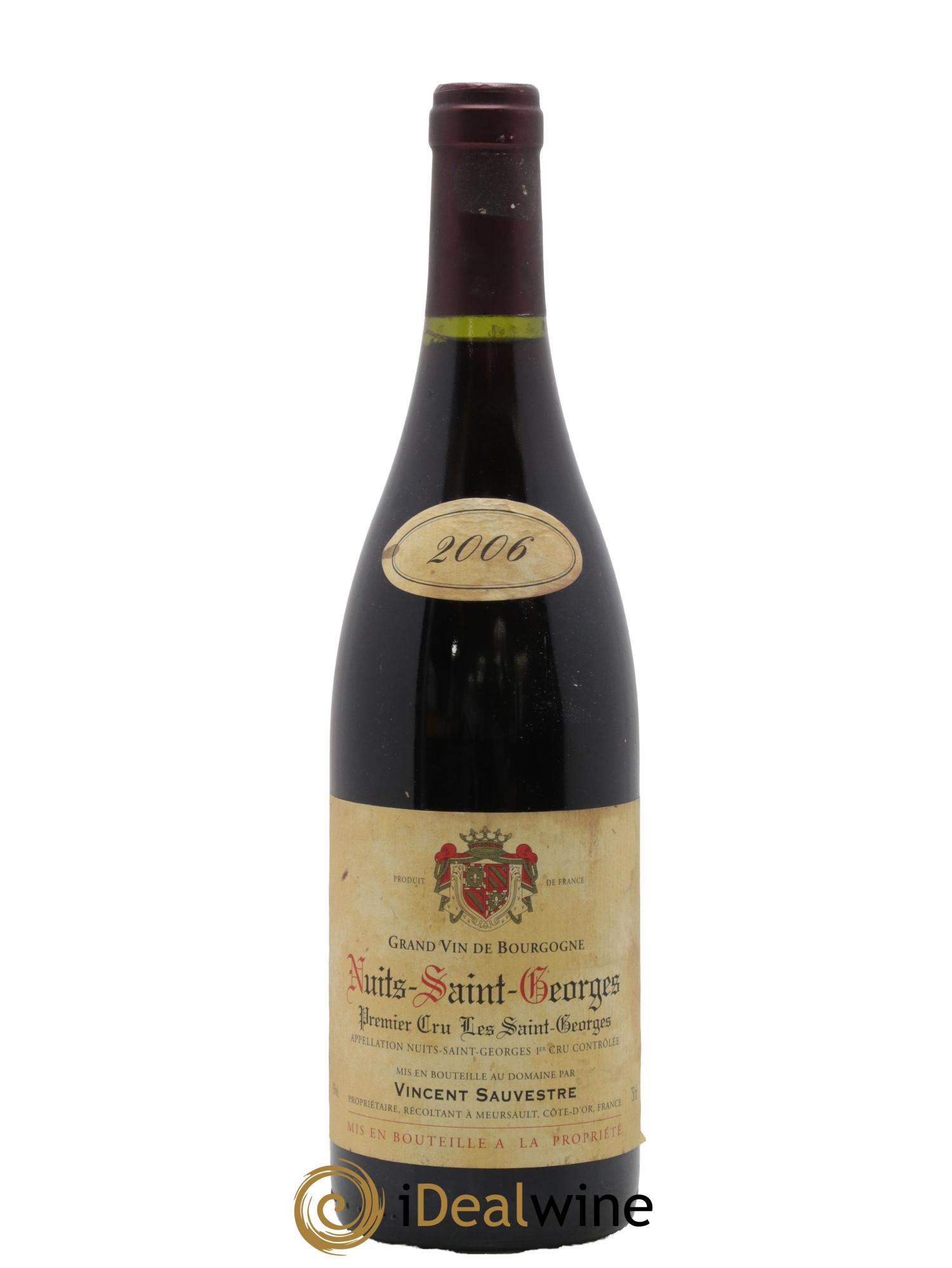 Nuits-Saint-Georges 1er Cru Les Saint-Georges Vincent Sauvestre 2006 - Lot de 1 bouteille - 0