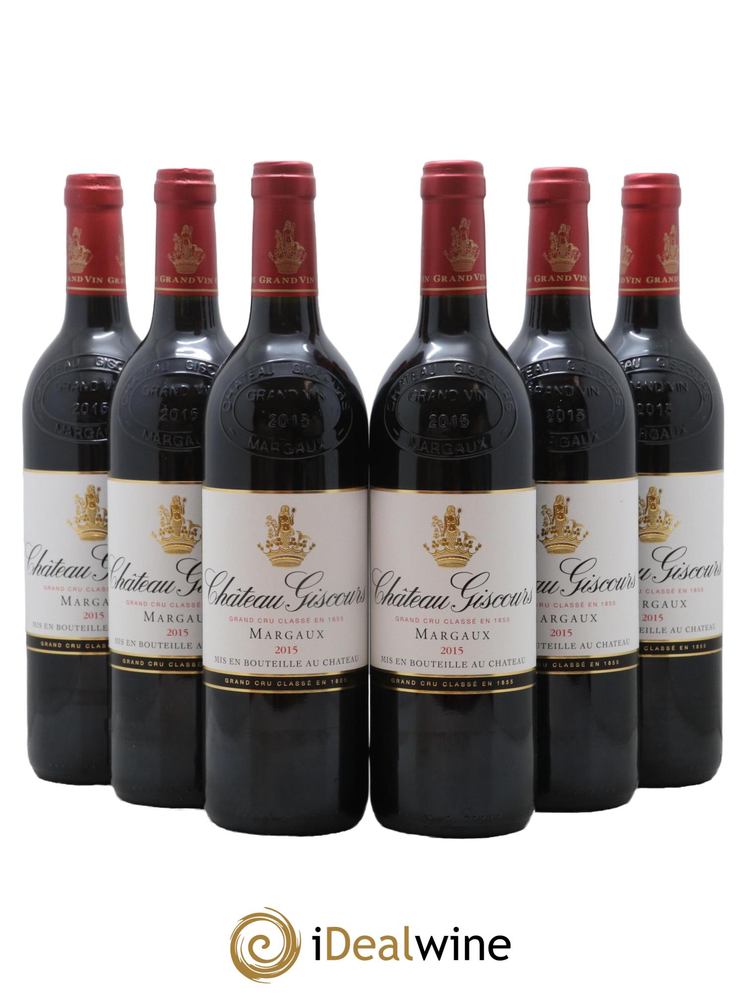 Château Giscours 3ème Grand Cru Classé 2015 - Lot de 6 bouteilles - 0