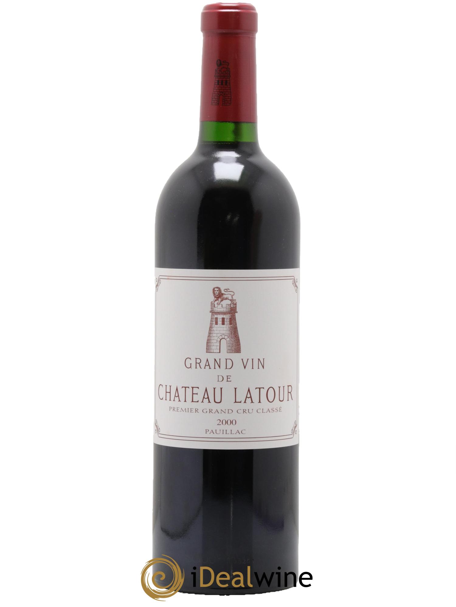 Château Latour 1er Grand Cru Classé 2000 - Lot de 1 bouteille - 0