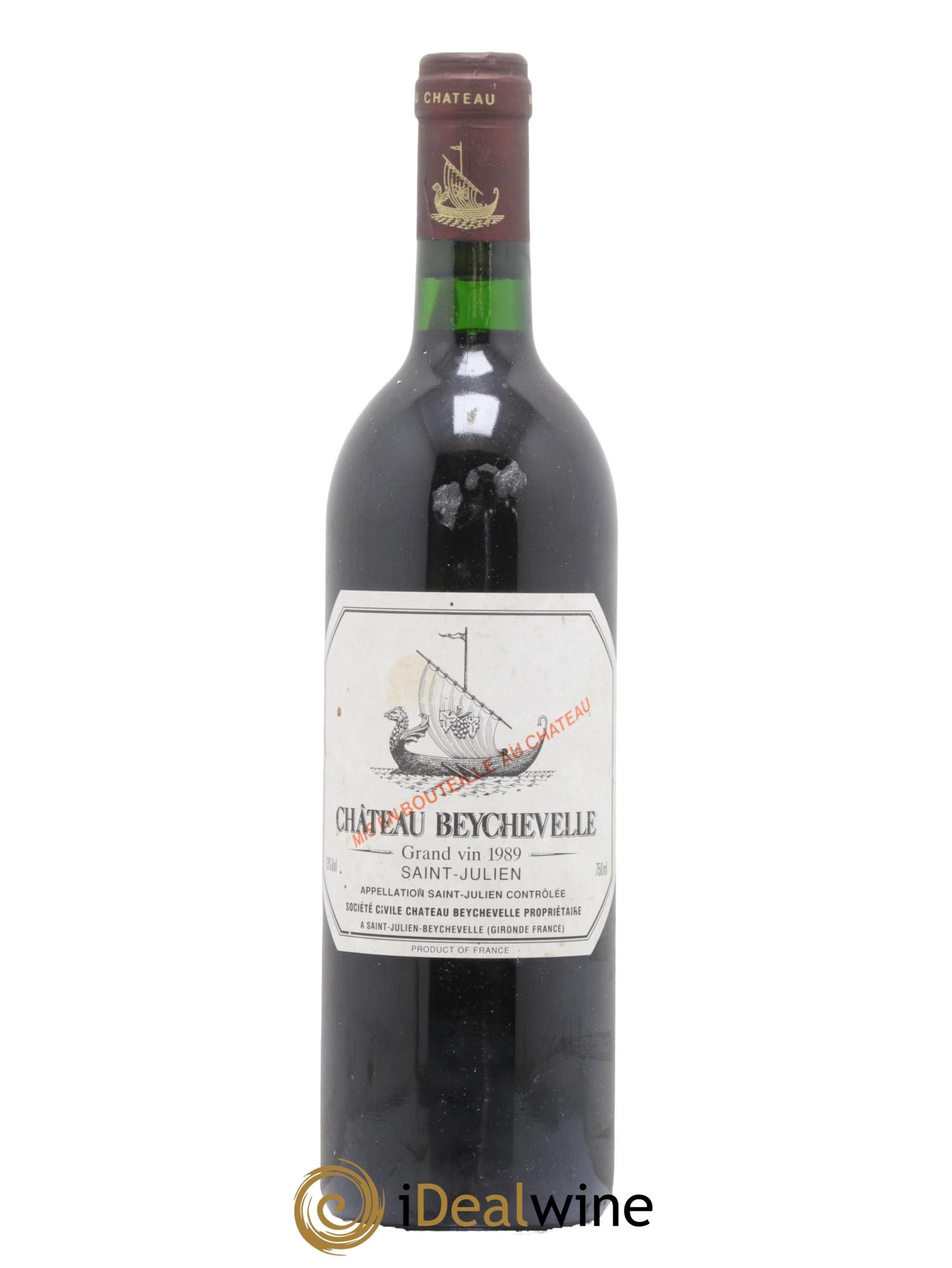 Château Beychevelle 4ème Grand Cru Classé 1989 - Lot de 1 bouteille - 0