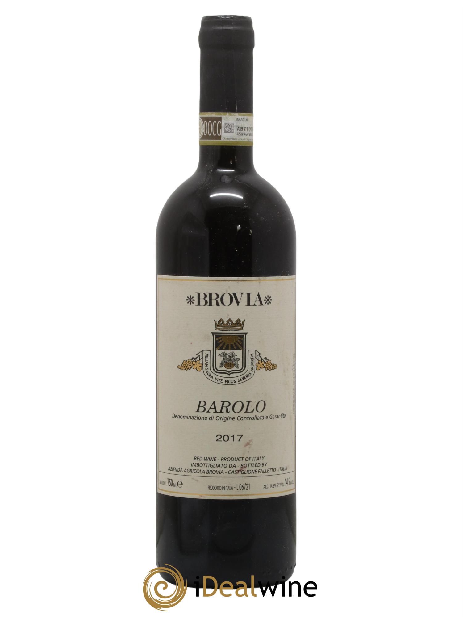 Barolo Brovia 2017 - Lot de 1 bouteille - 0