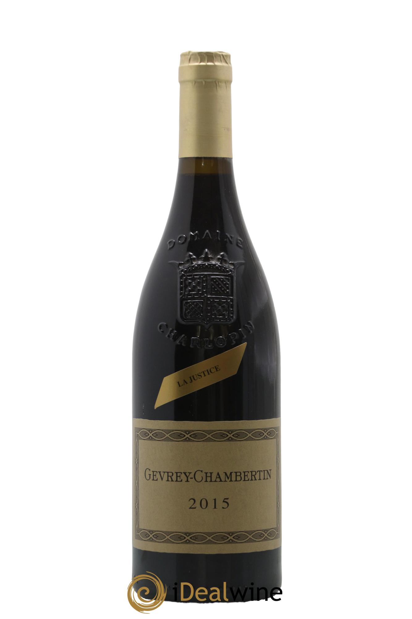 Gevrey-Chambertin La Justice Philippe Charlopin 2015 - Lot de 1 bouteille - 0