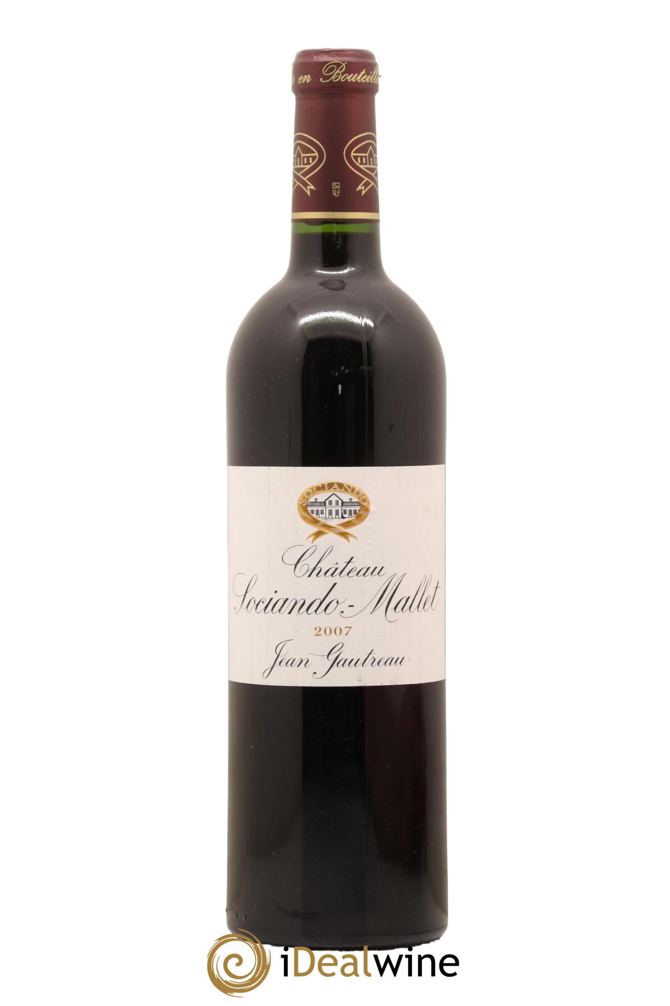 Château Sociando Mallet 2007 - Lotto di 1 bottiglia - 0