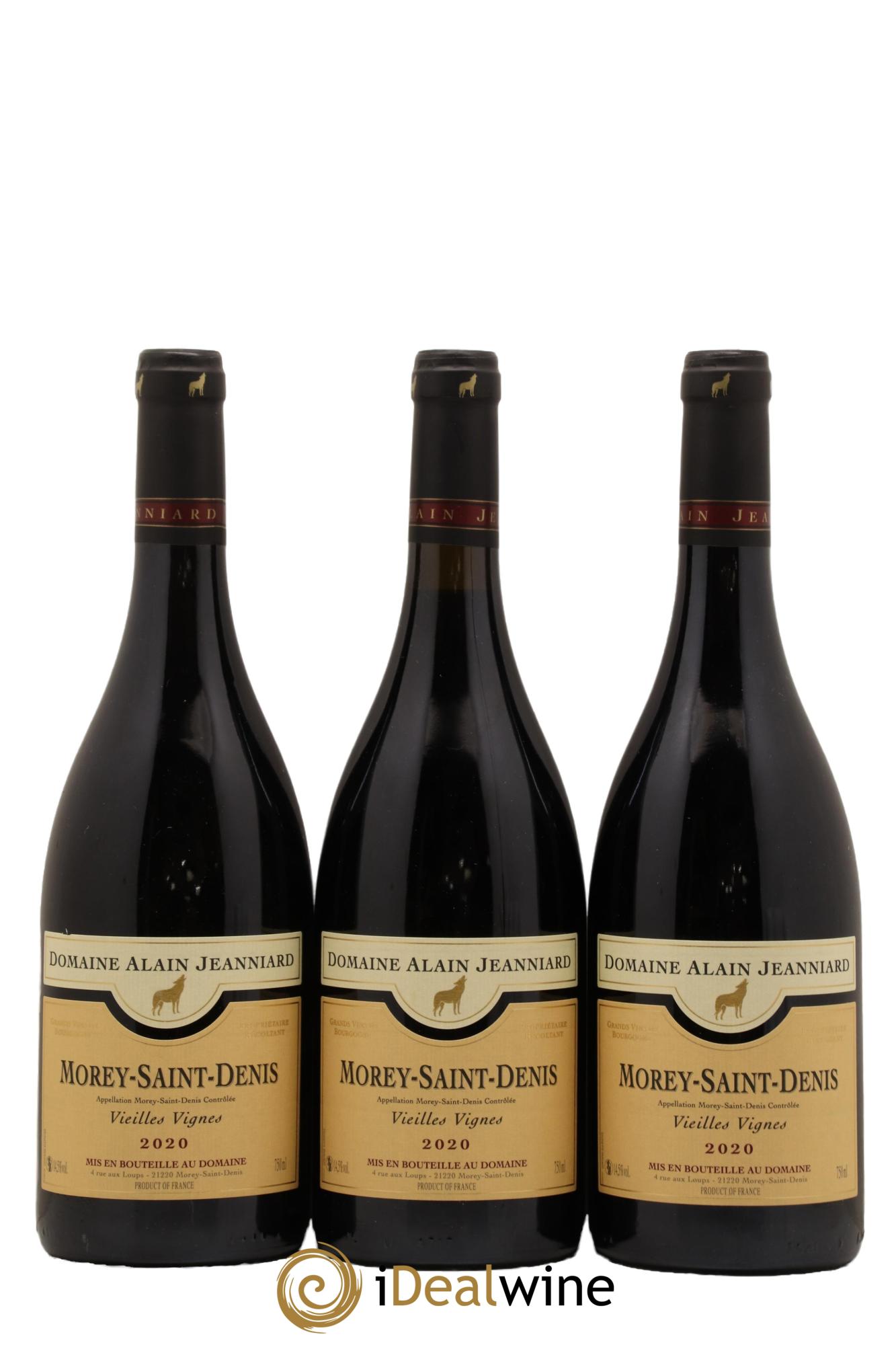 Morey-Saint-Denis Vieilles Vignes Alain Jeanniard 2020 - Lot de 3 bouteilles - 0