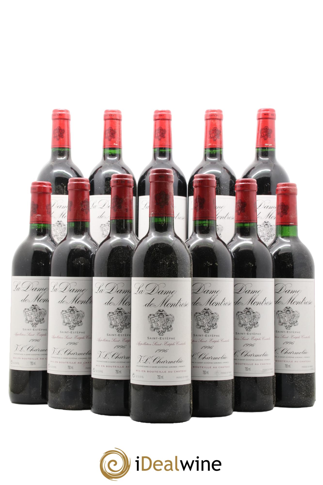 La Dame de Montrose Second Vin 1996 - Lot de 12 bouteilles - 0