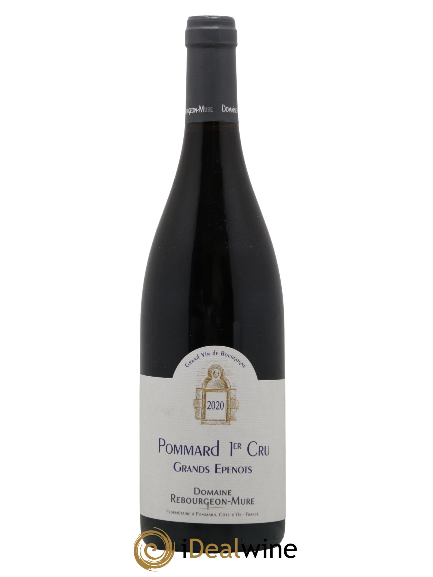 Pommard 1er Cru Grand Epenots Domaine Rebourgeon Mure 2020 - Lot de 1 bouteille - 0