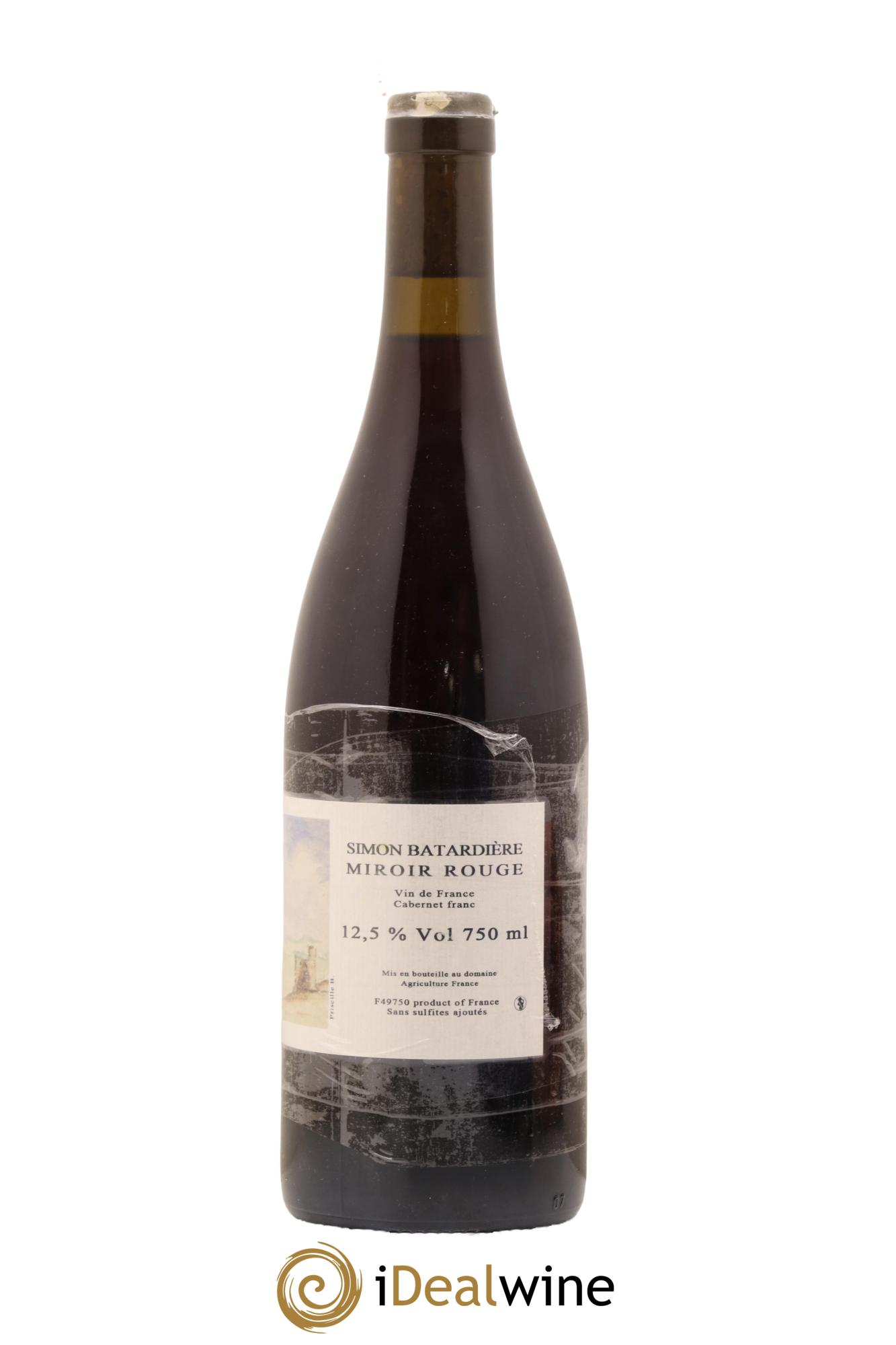 Vin de France Miroir Rouge Domaine Simon Batardiere - Lot of 1 bottle - 1