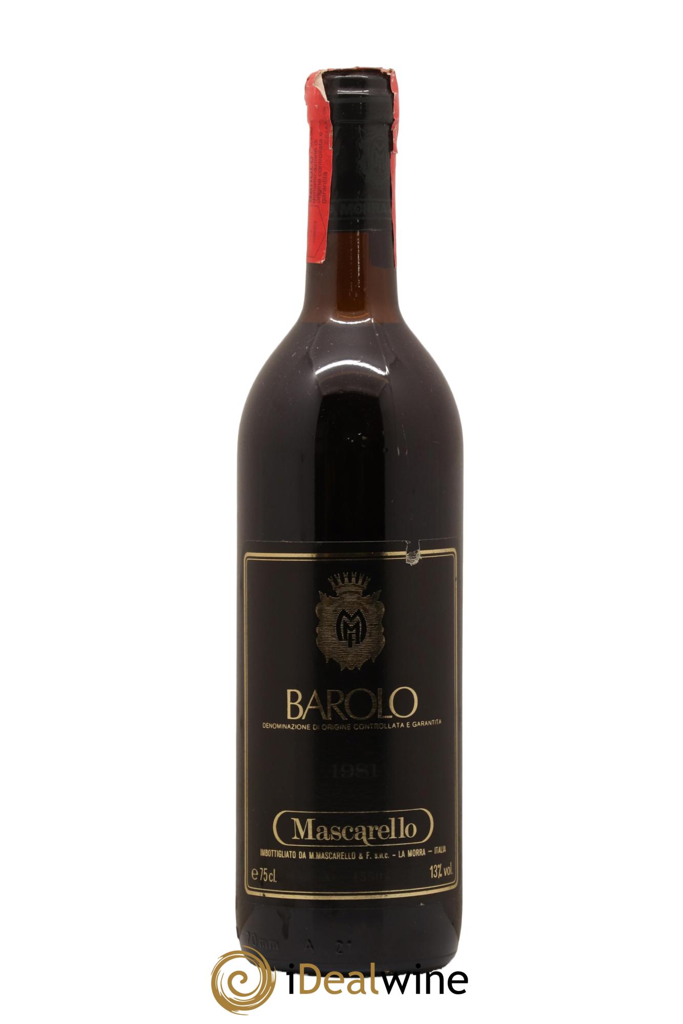 Barolo Mascarello 1981 - Posten von 1 Flasche - 0