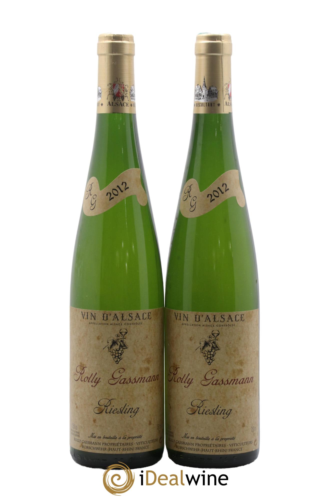 Alsace Riesling Rolly-Gassmann 2012 - Lotto di 2 bottiglie - 0