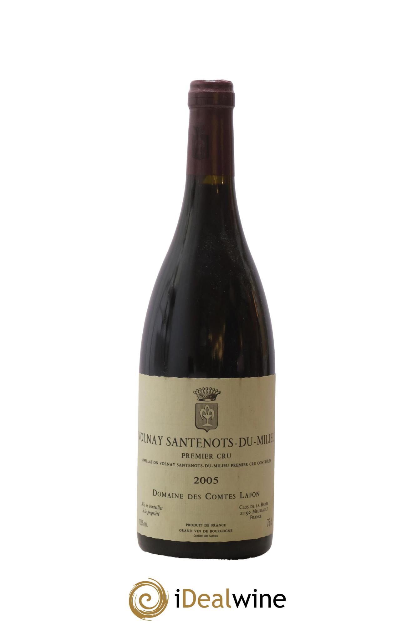 Volnay 1er Cru Santenots du Milieu Comtes Lafon (Domaine des) 2005 - Posten von 1 Flasche - 0