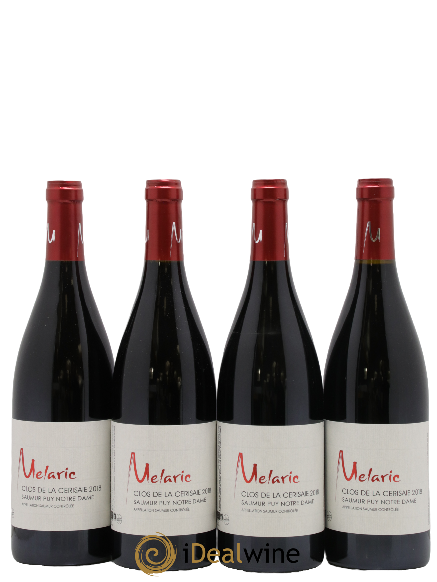 Saumur Clos De La Cerisaie Puy Notre Dame Melaric 2018 - Lot of 4 bottles - 0
