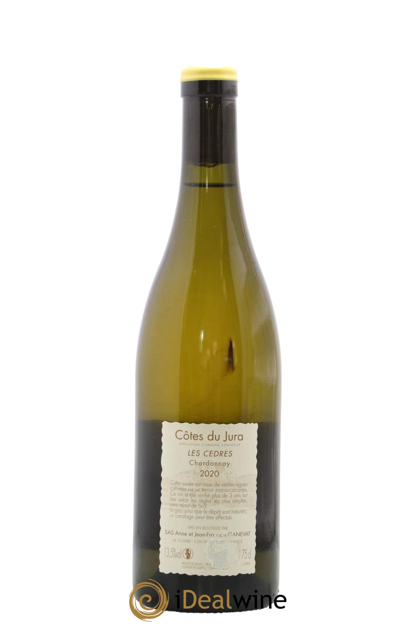 Vin de France (anciennement Côtes du Jura) Les Cèdres Anne et Jean François Ganevat 2020 - Lot of 1 bottle - 1