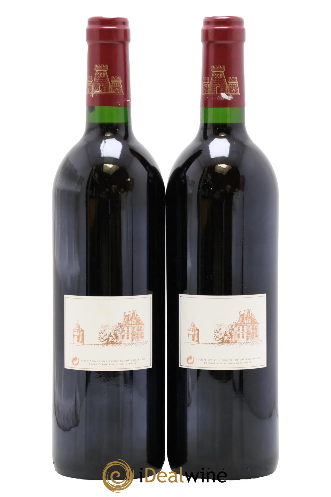 Les Forts de Latour Second Vin 1996 - Lot de 2 bouteilles - 1