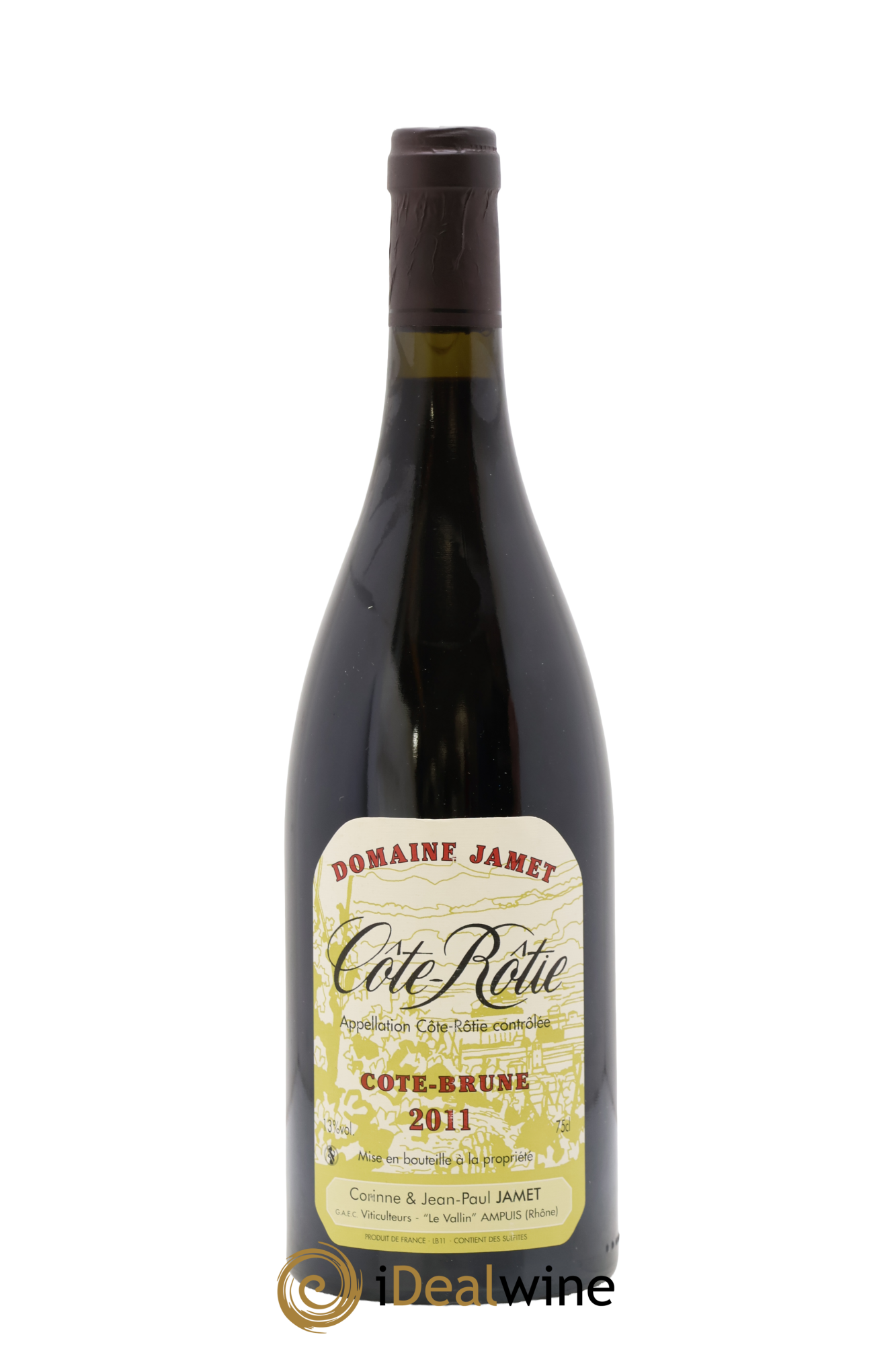 Côte-Rôtie Côte Brune Jamet (Domaine) 2011 - Posten von 1 Flasche - 0