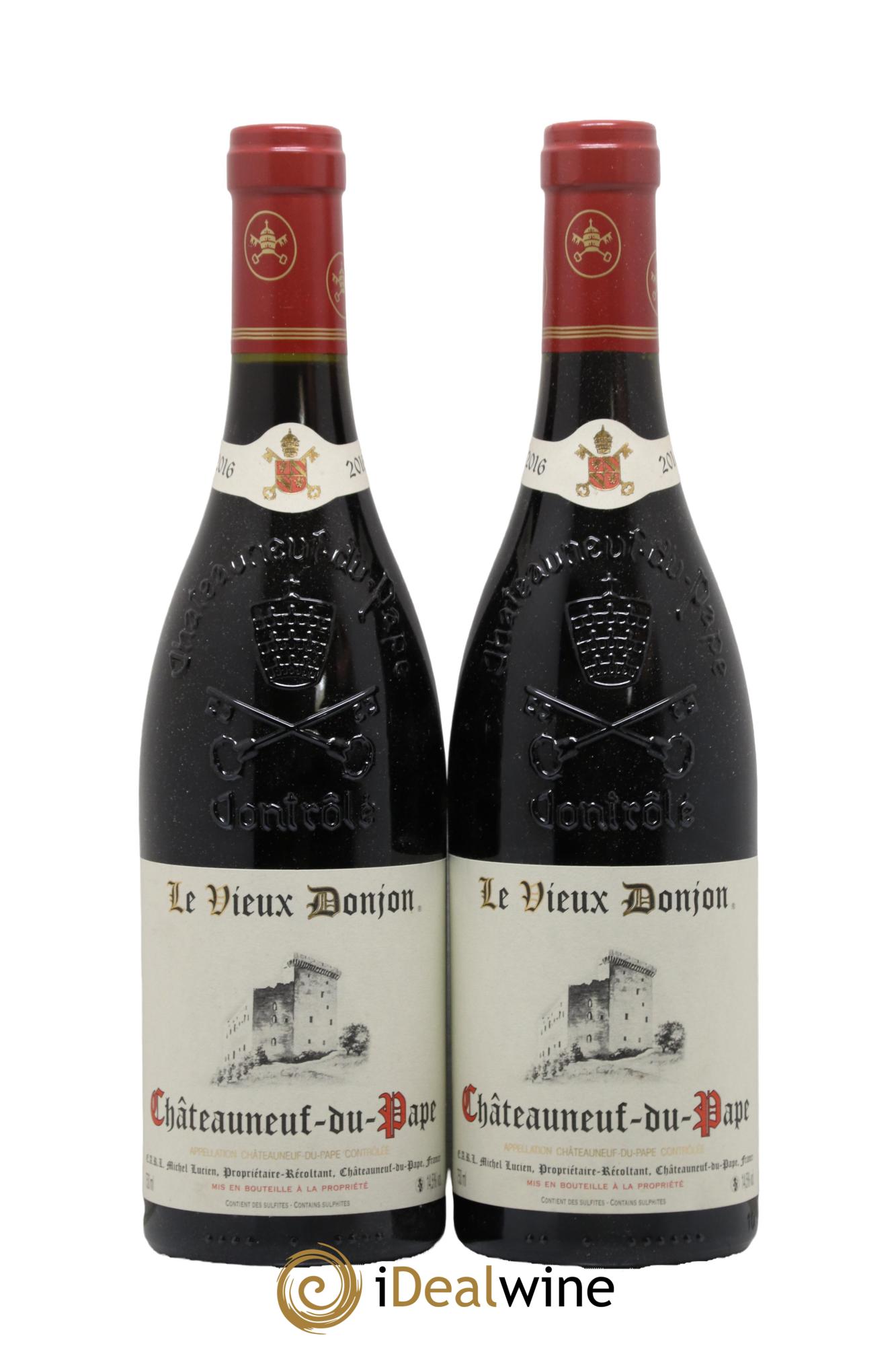 Châteauneuf-du-Pape Le Vieux Donjon Michel Lucien 2016 - Lot de 2 bouteilles - 0