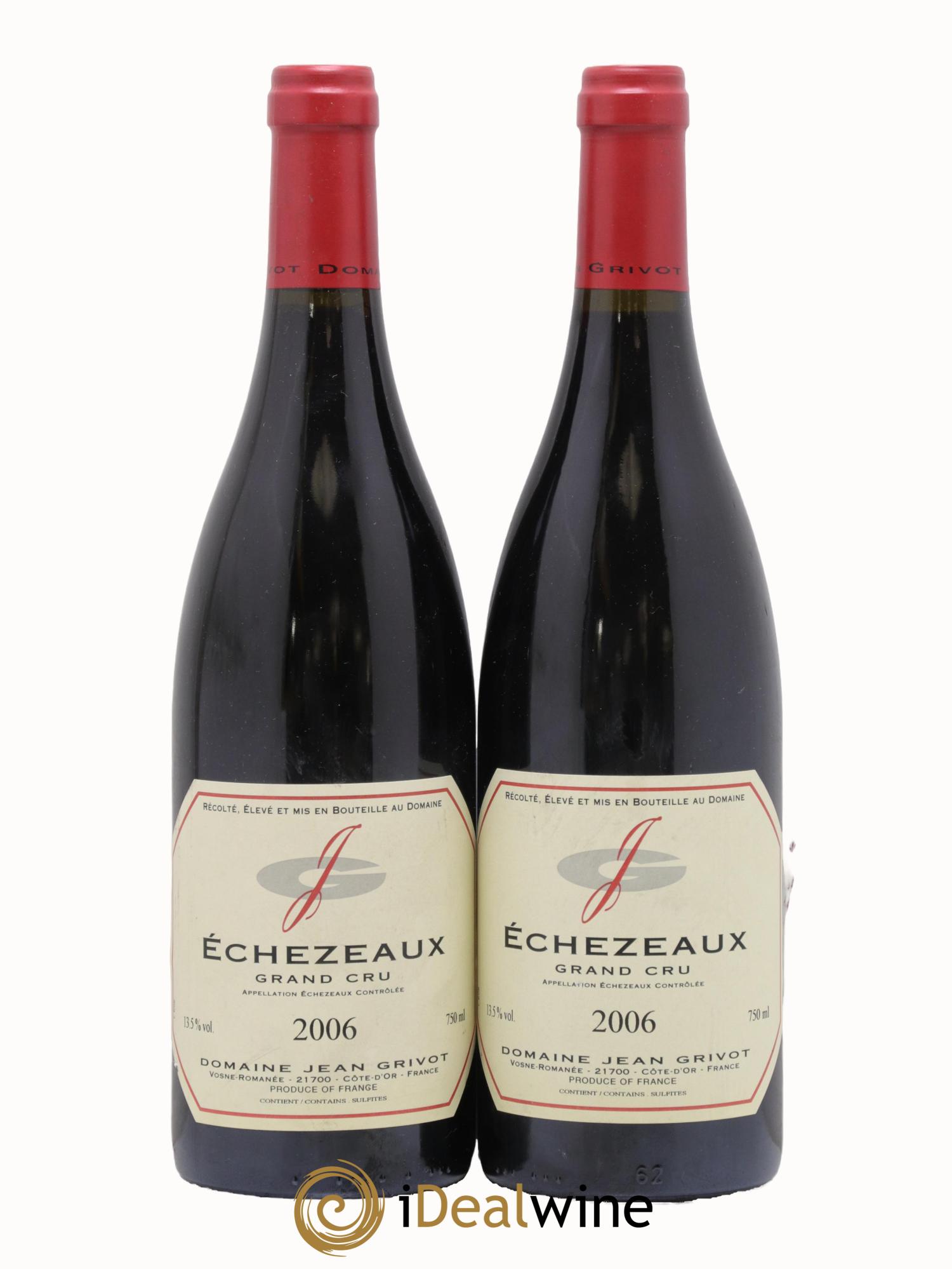 Echezeaux Grand Cru Jean Grivot 2006 - Lot de 2 bouteilles - 0