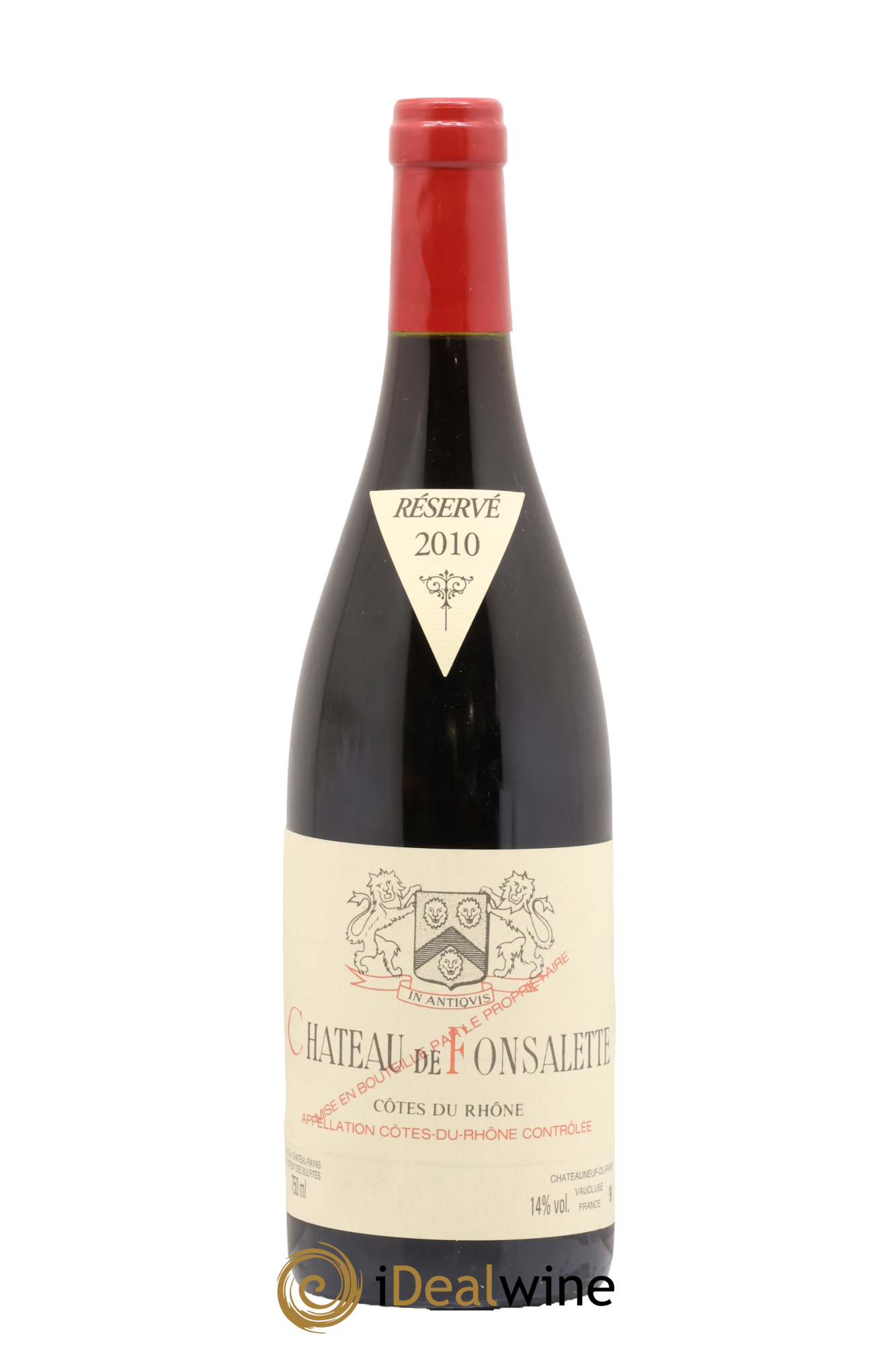 Côtes-du-Rhône Château de Fonsalette Emmanuel Reynaud 2010 - Lot of 1 bottle - 0