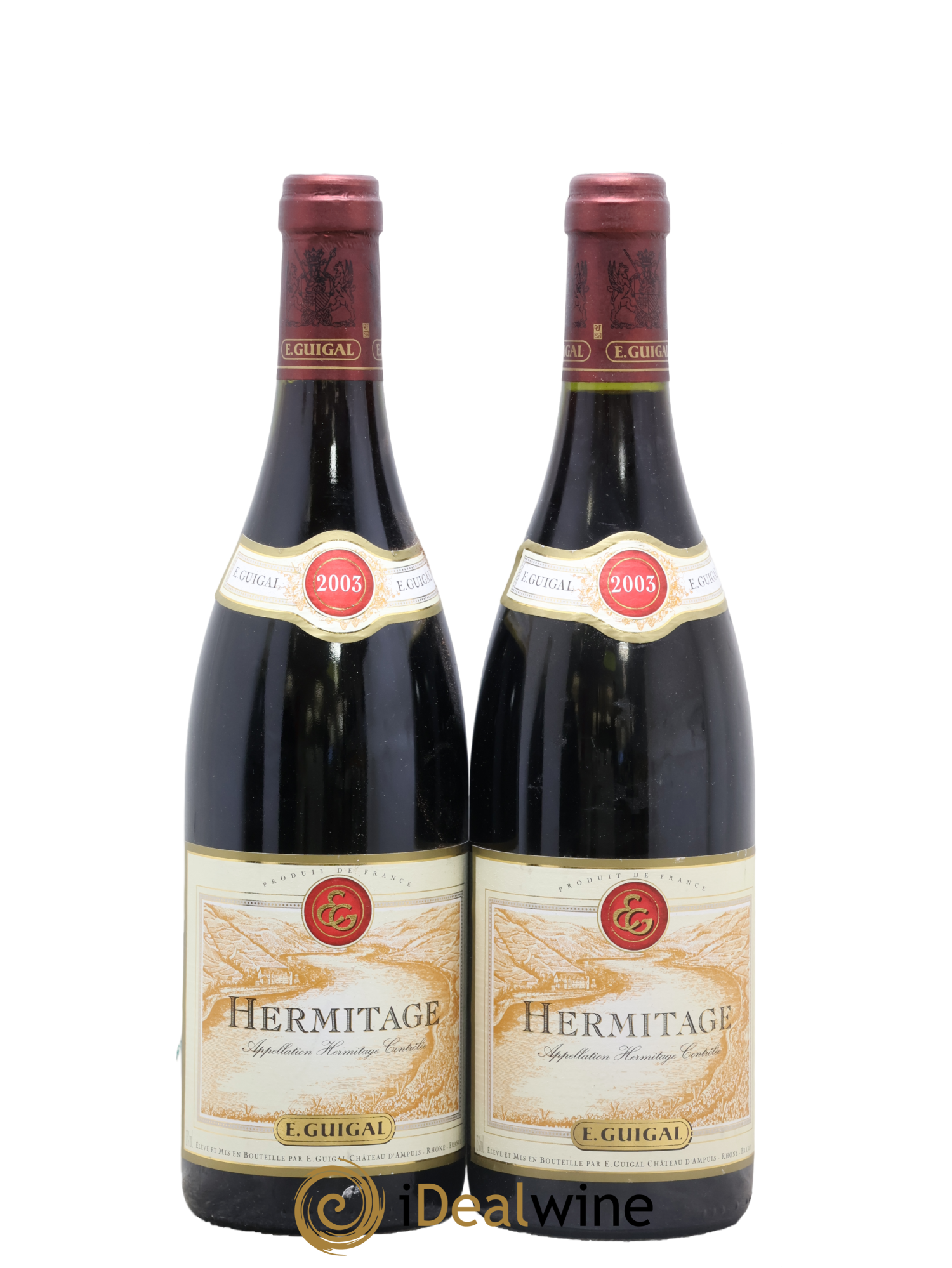 Hermitage Guigal 2003 - Posten von 2 Flaschen - 0