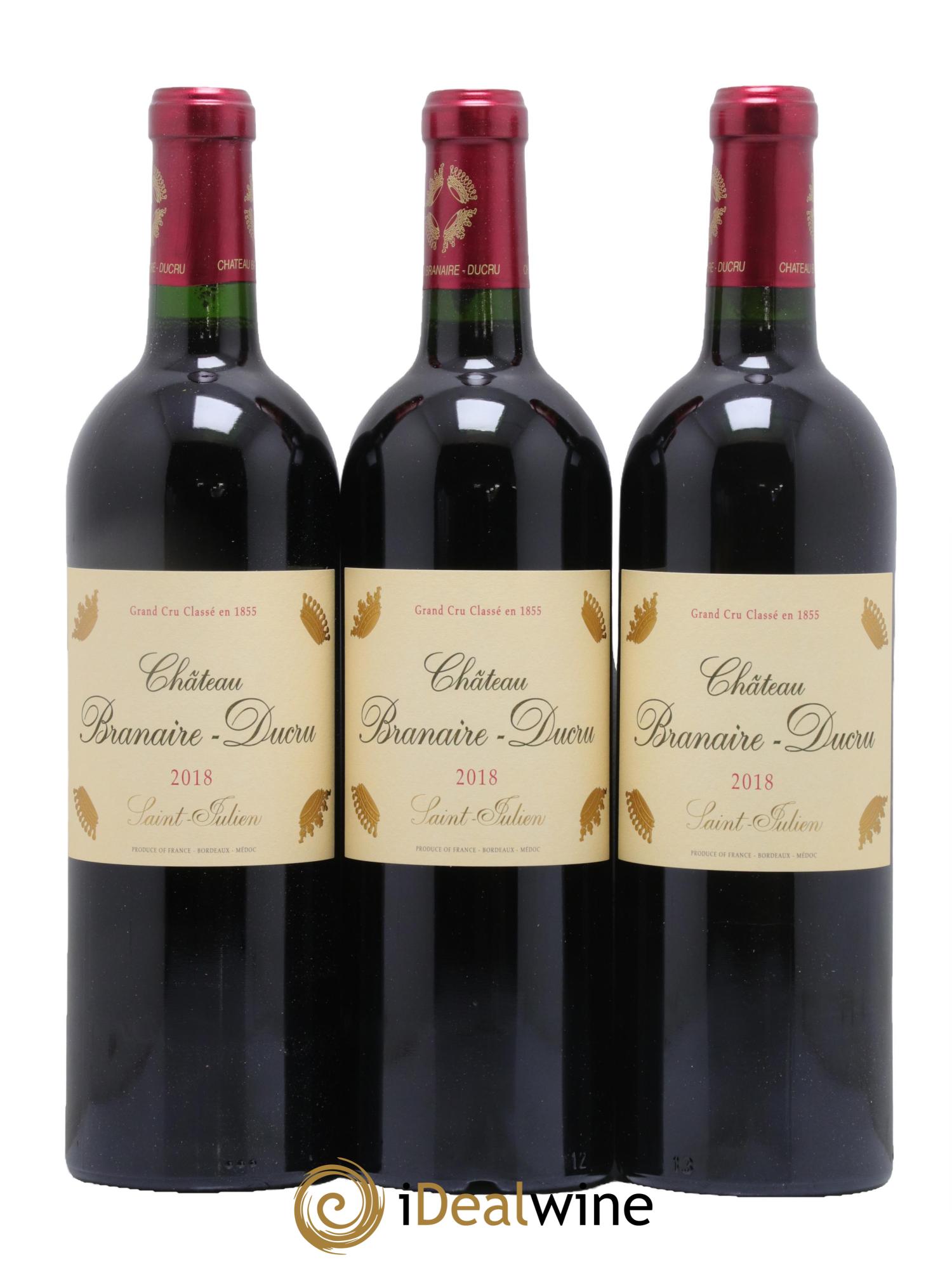 Château Branaire Ducru 4ème Grand Cru Classé 2018 - Lot de 6 bouteilles - 2