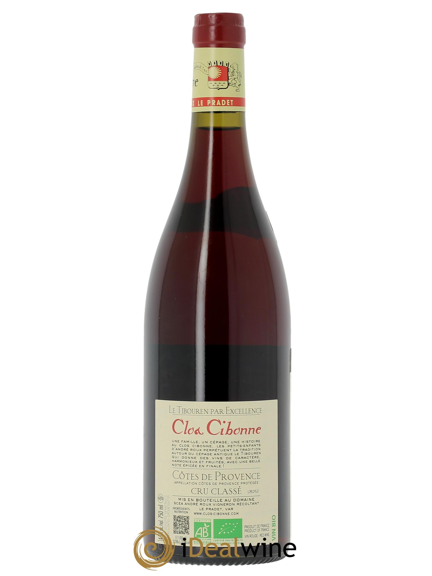 Côtes de Provence Cuvée Spéciale Tibouren Clos Cibonne 2025 - Lot de 1 bouteille - 1