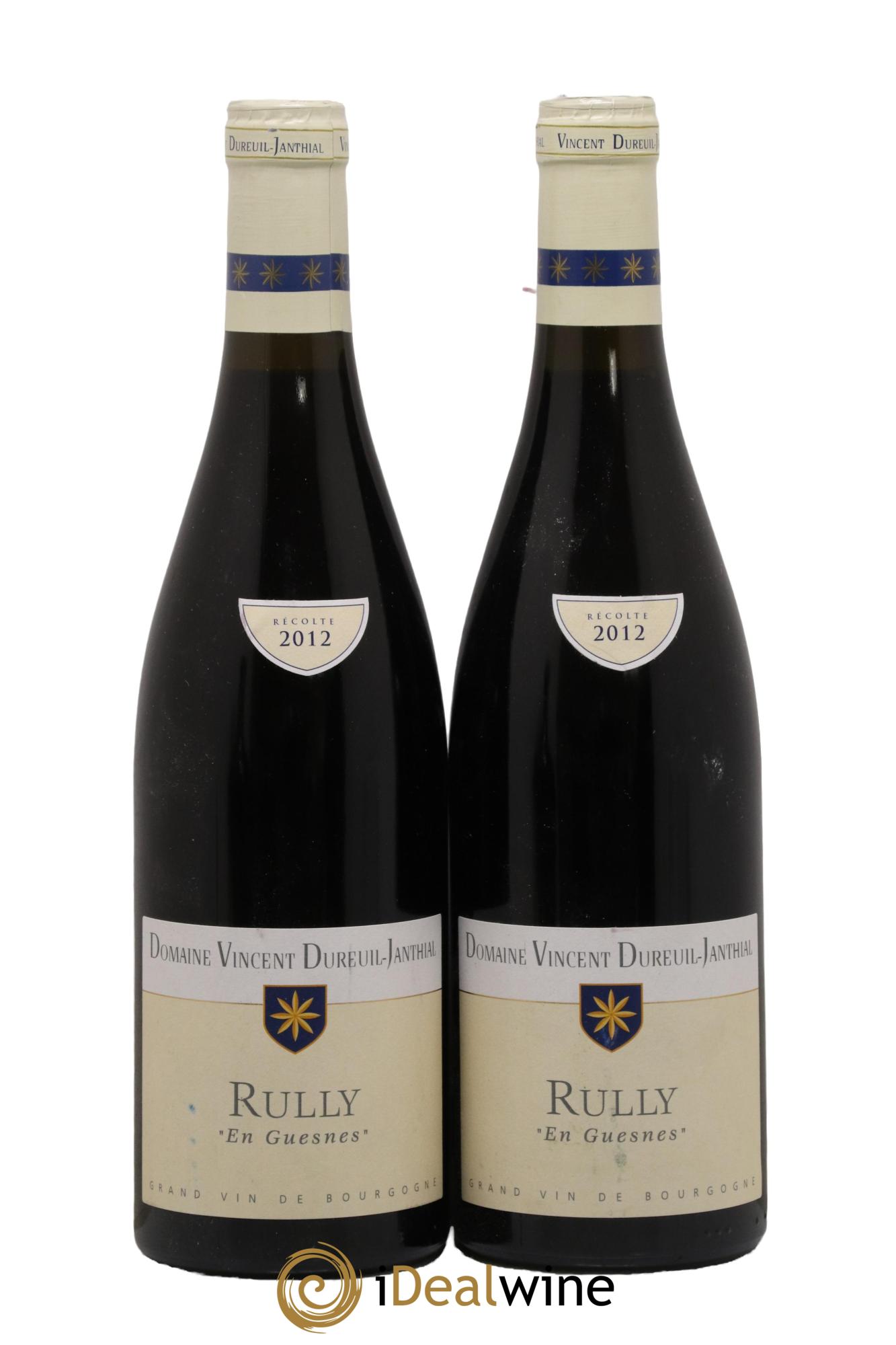 Rully En Guesnes Vincent Dureuil-Janthial 2012 - Posten von 2 Flaschen - 0