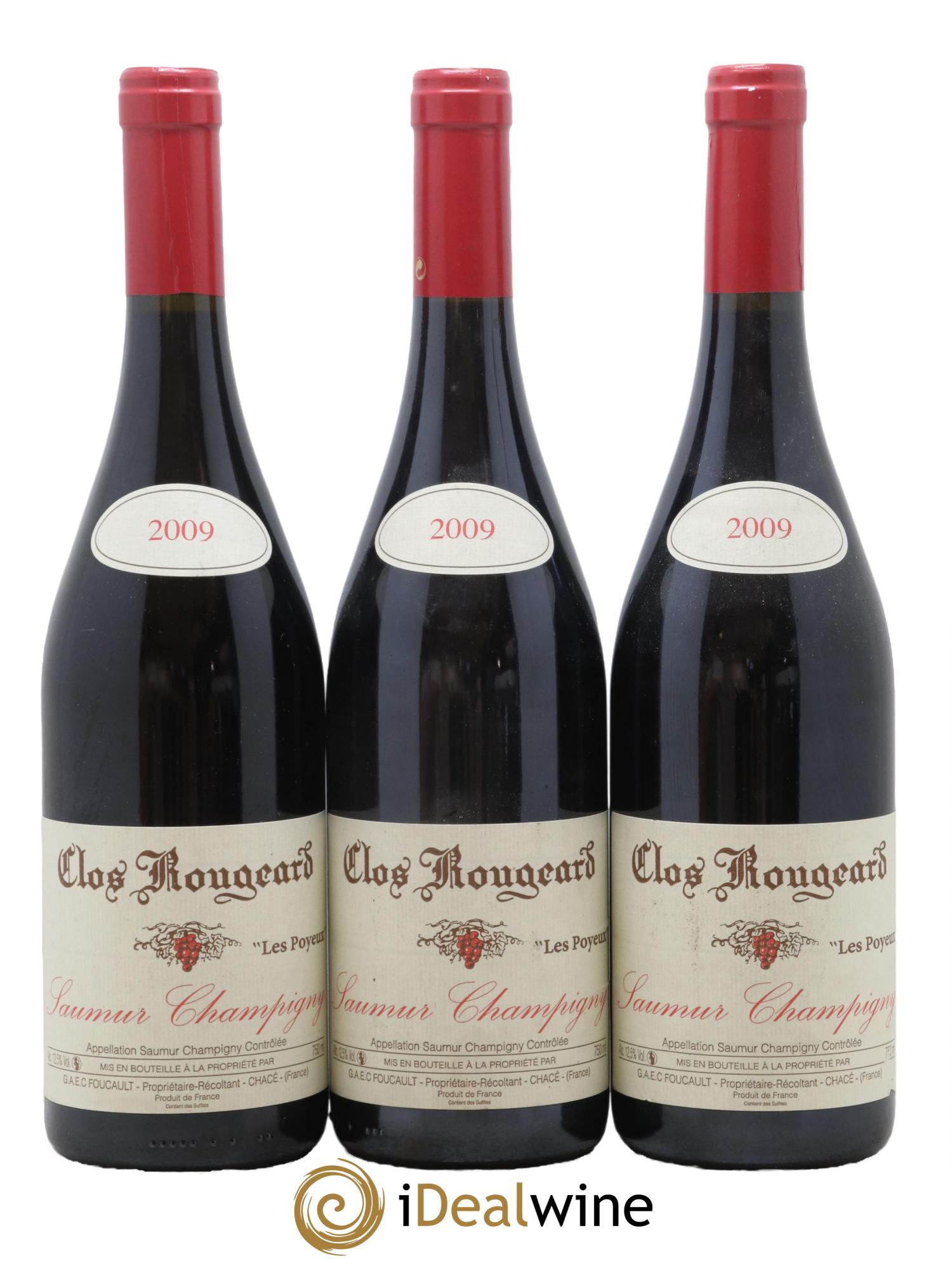 Saumur-Champigny Les Poyeux Clos Rougeard 2009 - Lot de 3 bouteilles - 0