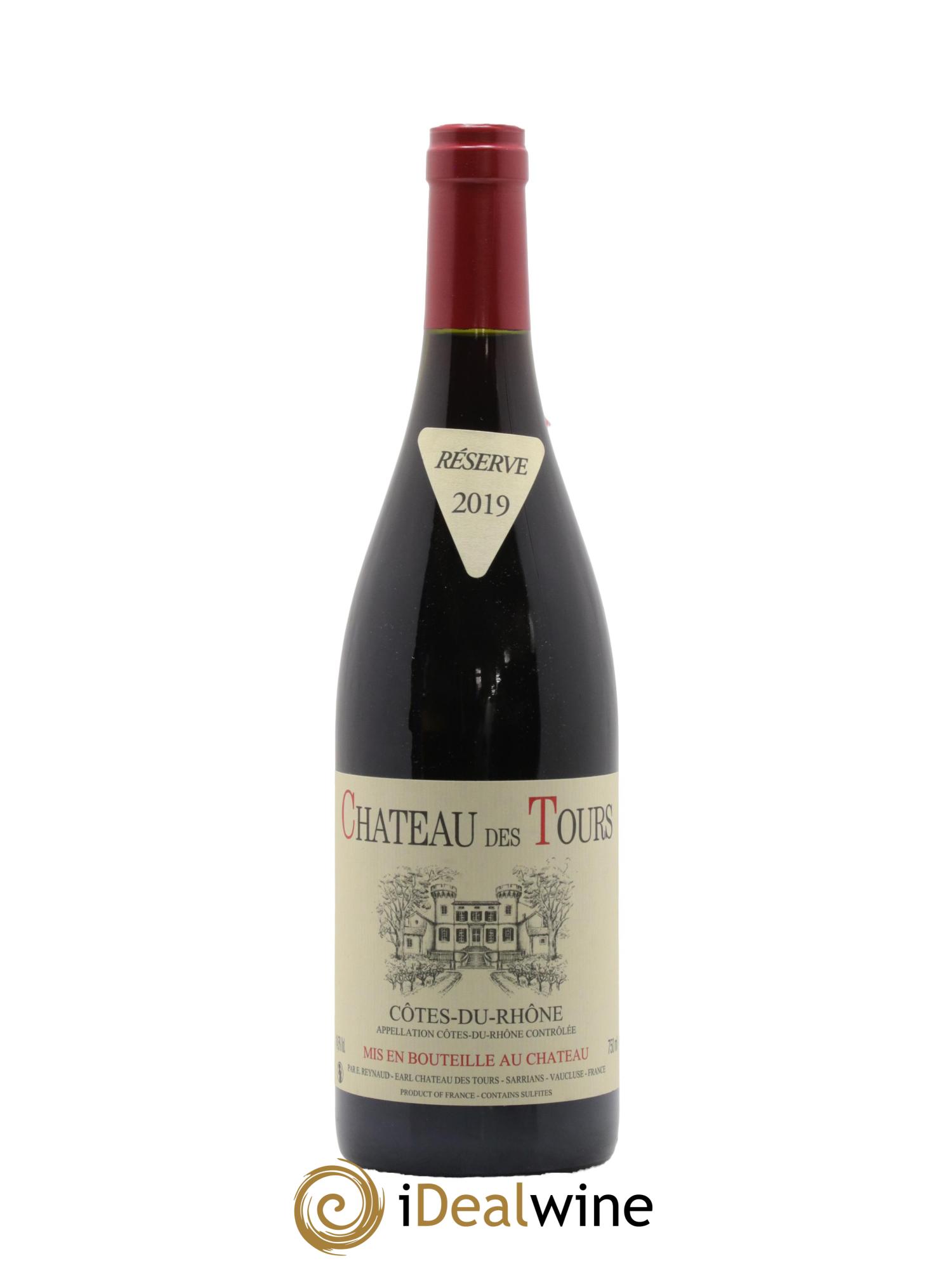 Côtes-du-Rhône Château des Tours Emmanuel Reynaud 2019 - Lot de 1 bouteille - 0
