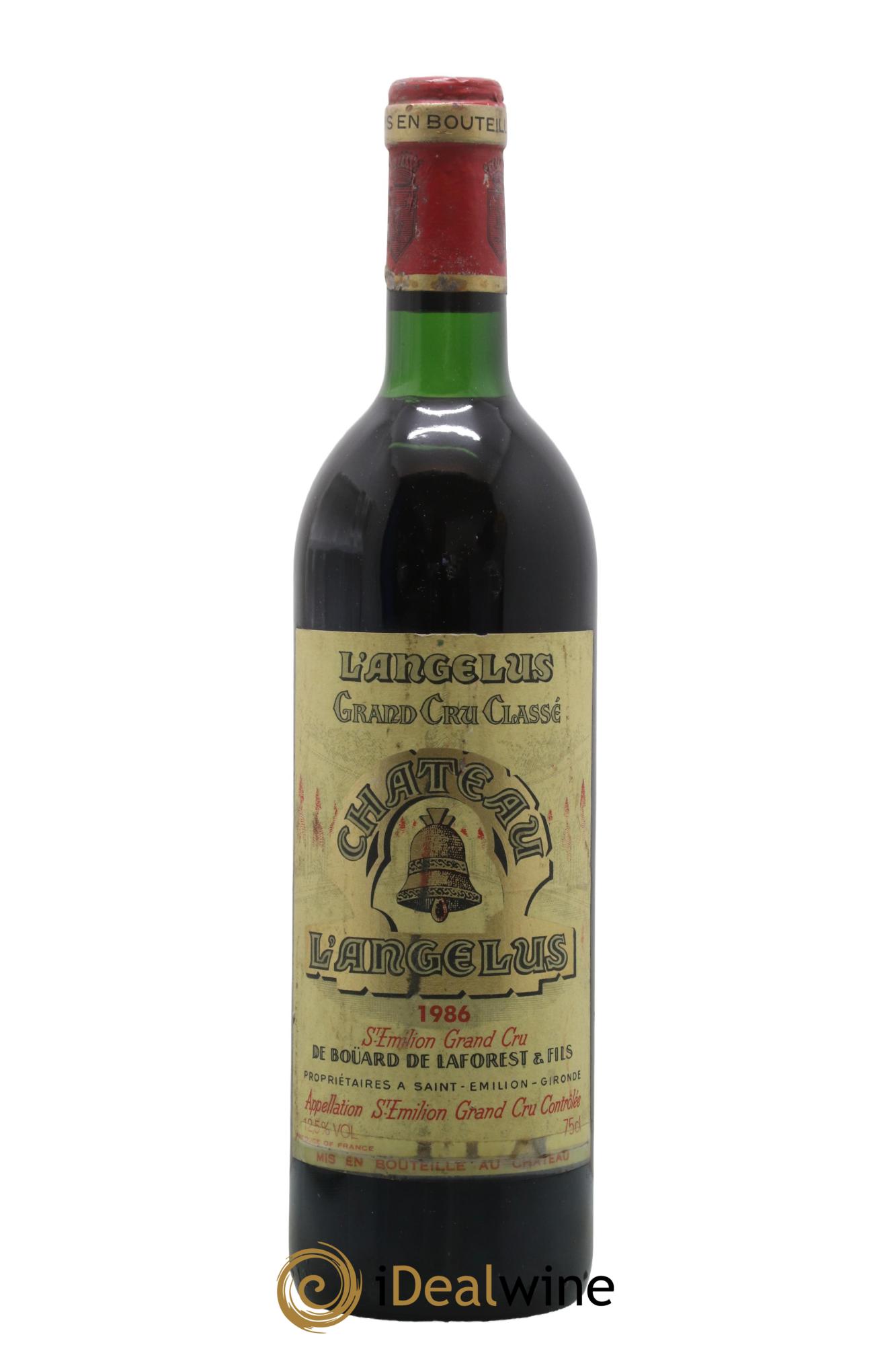 Château Angélus 1er Grand Cru Classé A 1986 - Lot of 1 bottle - 0