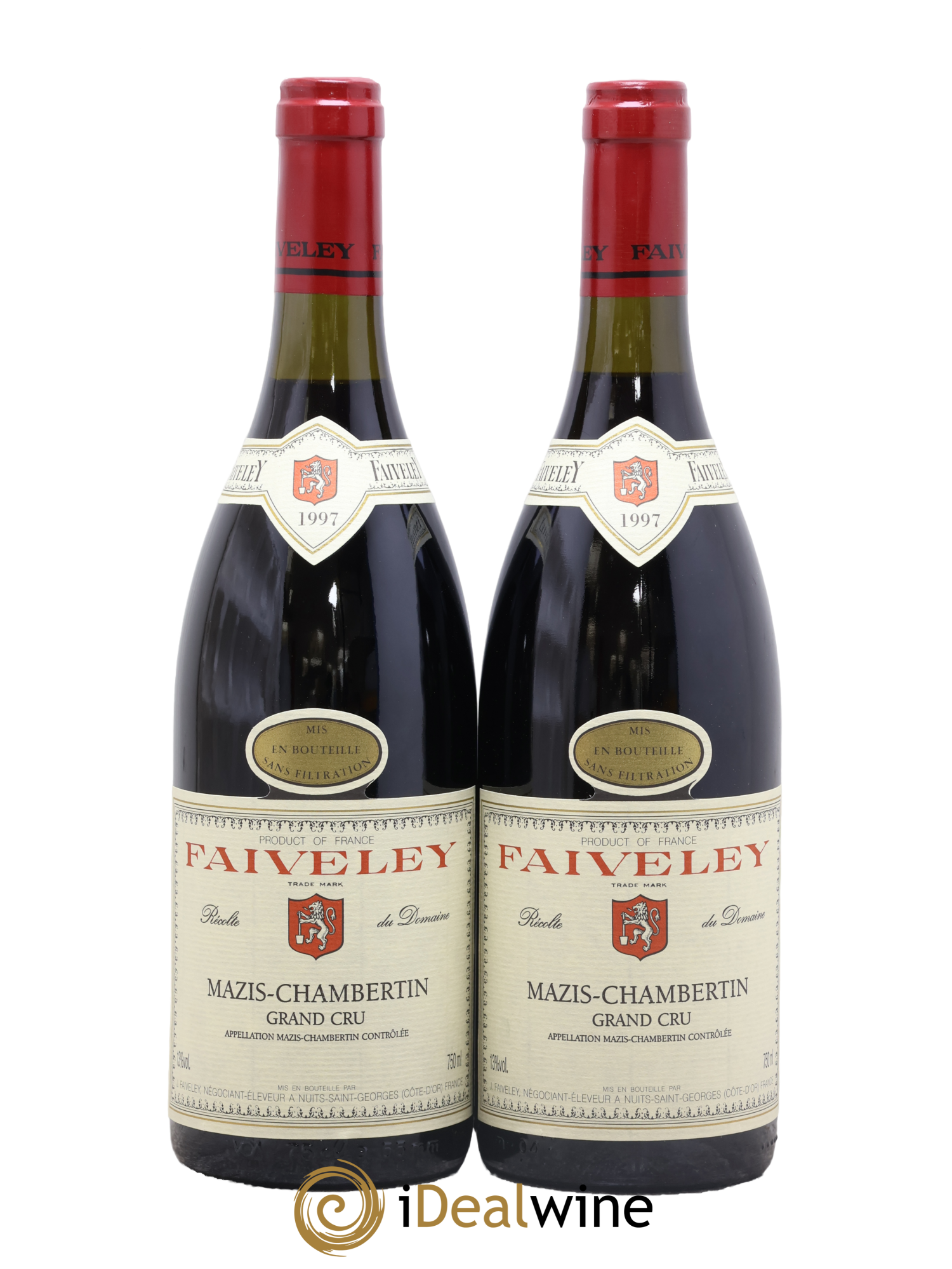 Mazis-Chambertin Grand Cru Faiveley 1997 - Posten von 2 Flaschen - 0
