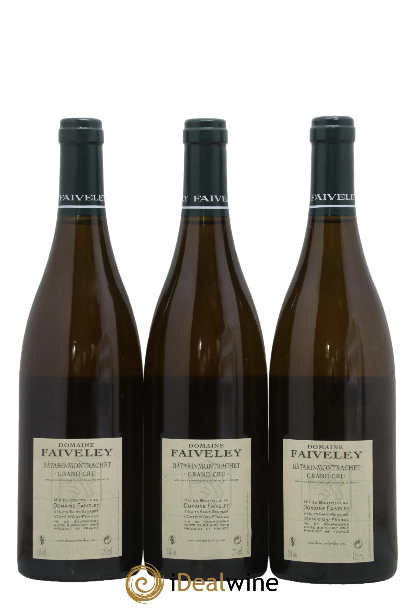 Bâtard-Montrachet Grand Cru Faiveley 2011 - Lot of 3 bottles - 1