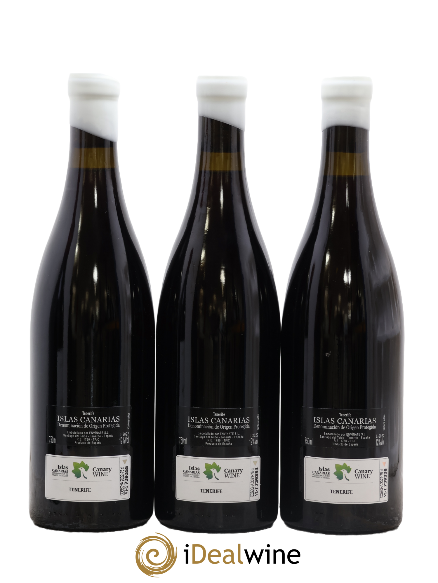 Vinos Atlanticos - Islas Canarias Migan Envinate 2022 - Lot of 3 bottles - 1