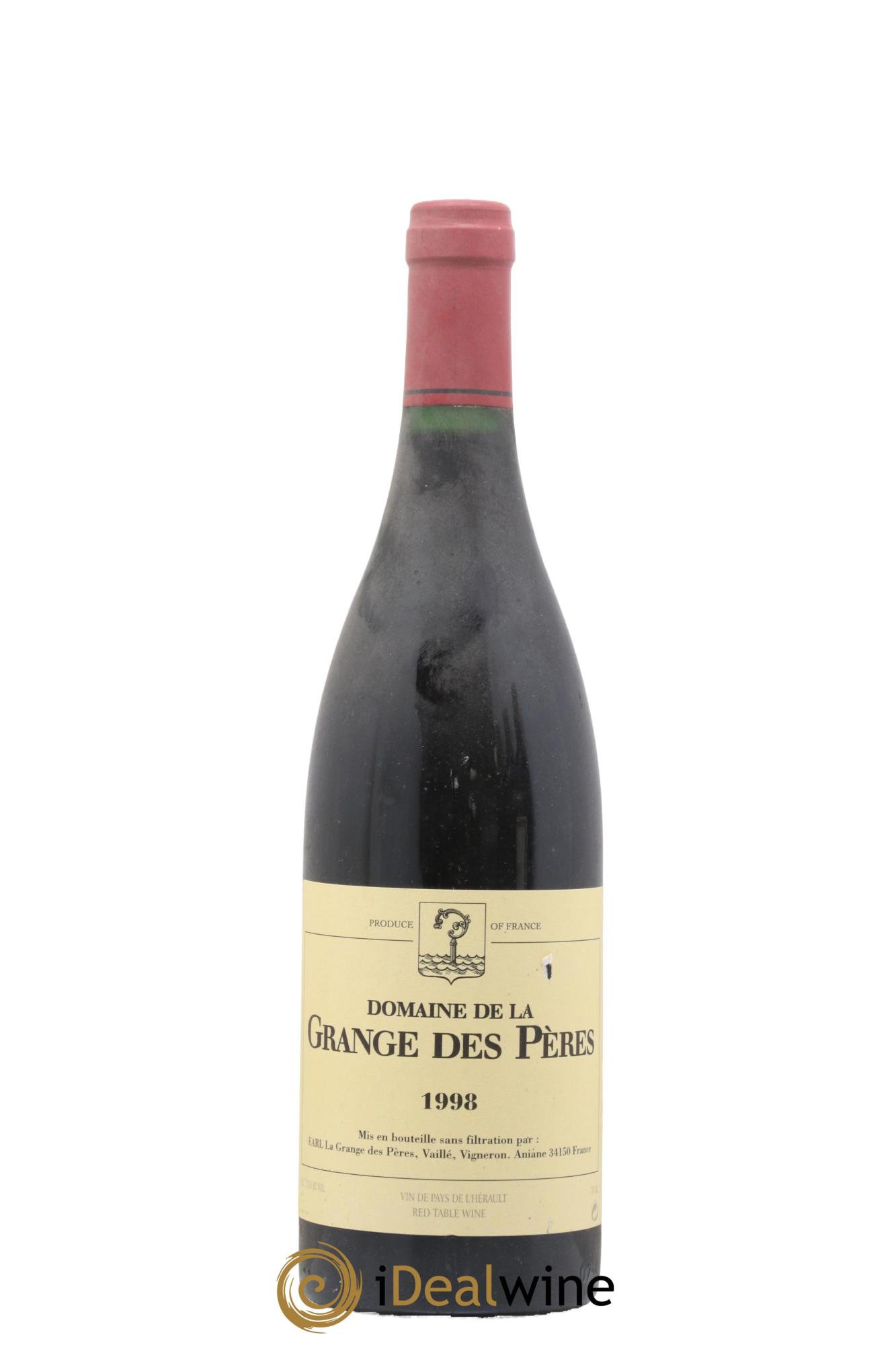 Pays d'Hérault Grange des Pères Laurent Vaillé 1998 - Lot de 1 bouteille - 0