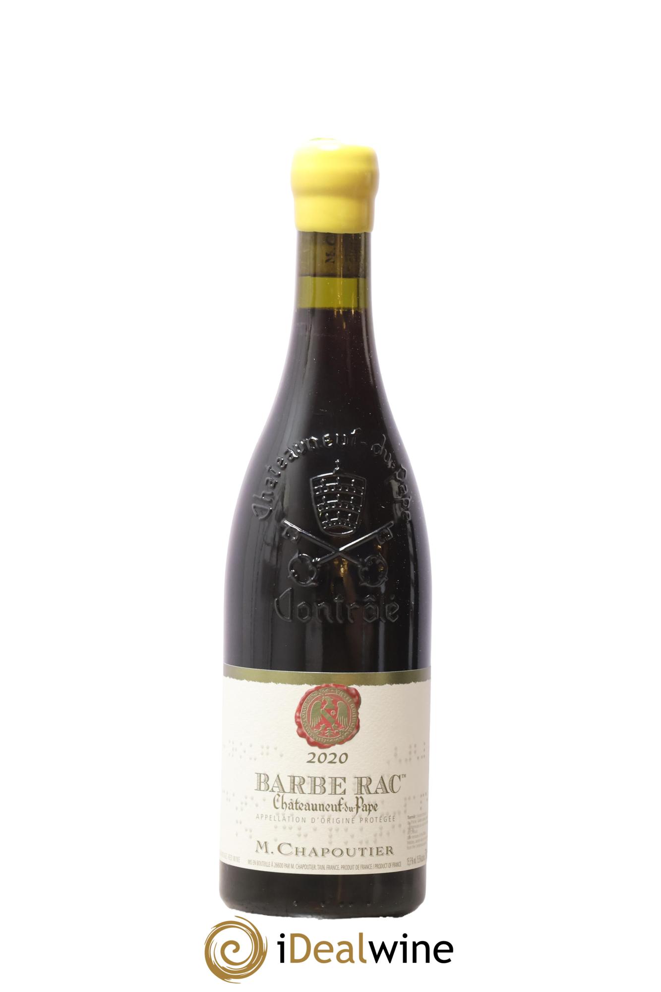 Châteauneuf-du-Pape Barbe Rac Chapoutier 2020 - Lot de 1 bouteille - 1