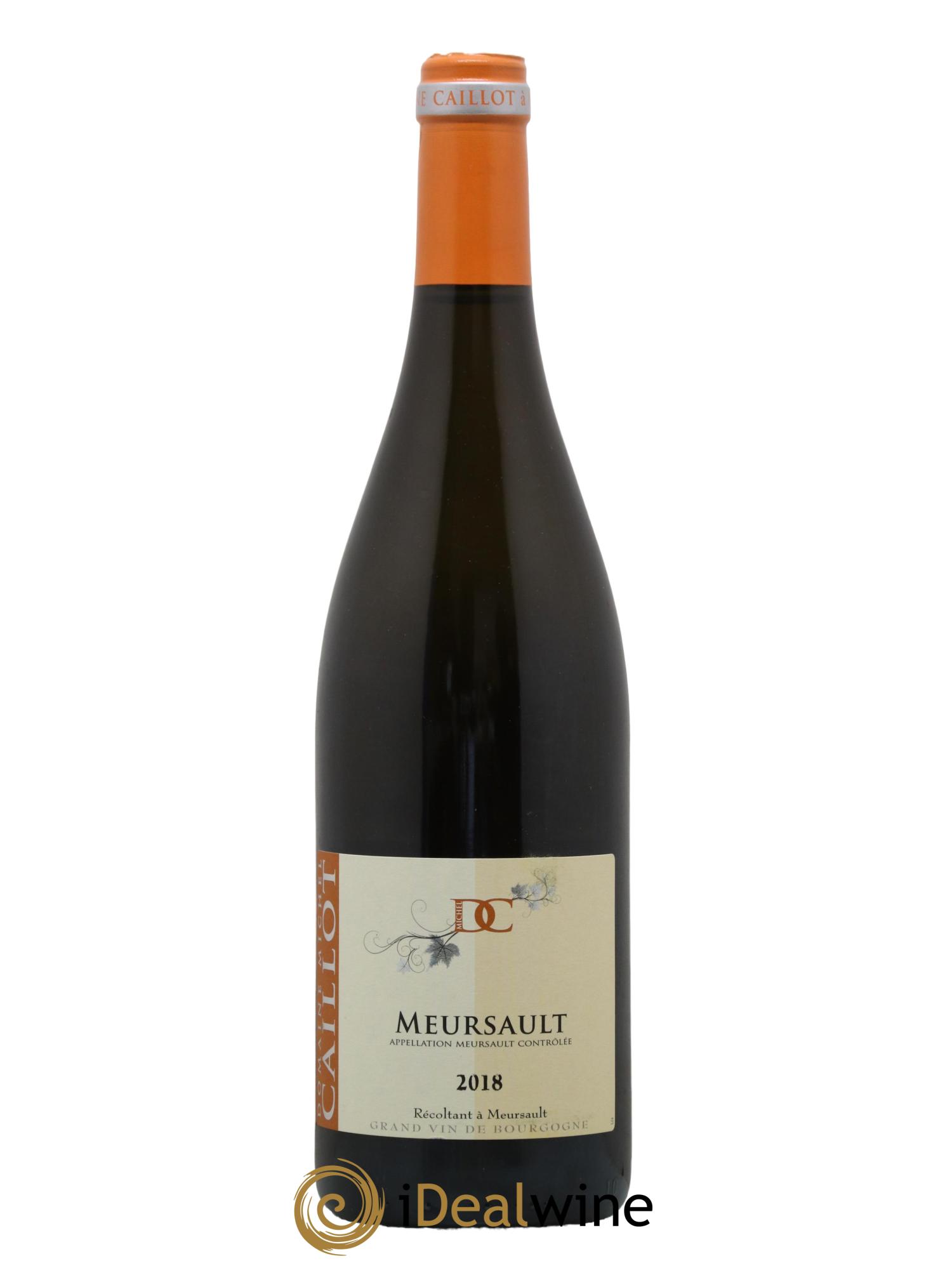 Meursault Michel Caillot 2018 - Lot de 1 bouteille - 0
