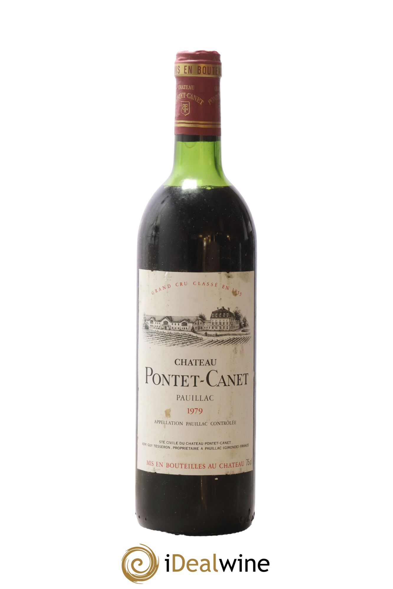 Château Pontet Canet 5ème Grand Cru Classé 1979 - Lote de 1 botella - 0