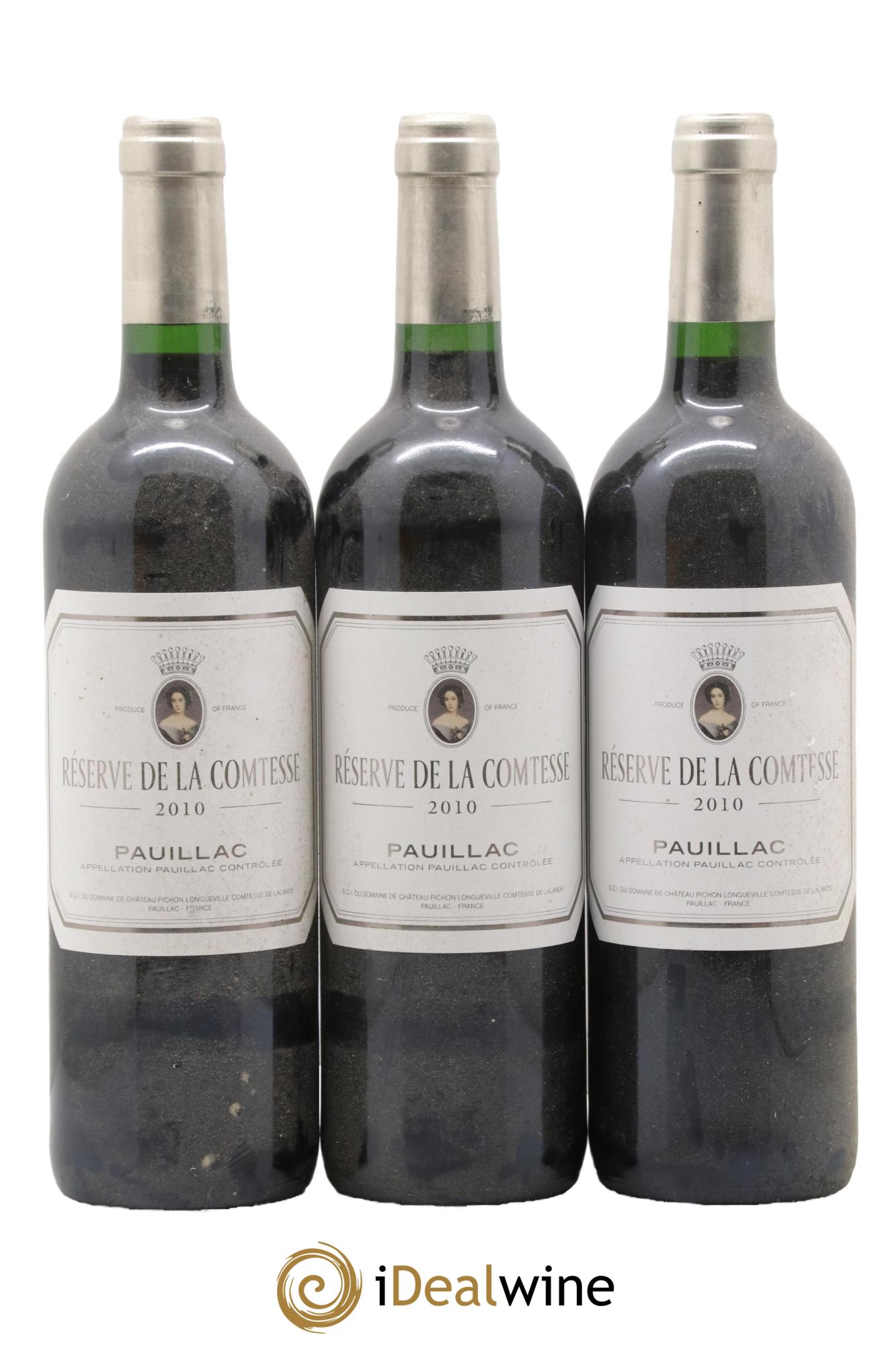 Réserve de la Comtesse Second Vin 2010 - Lot de 3 bouteilles - 0