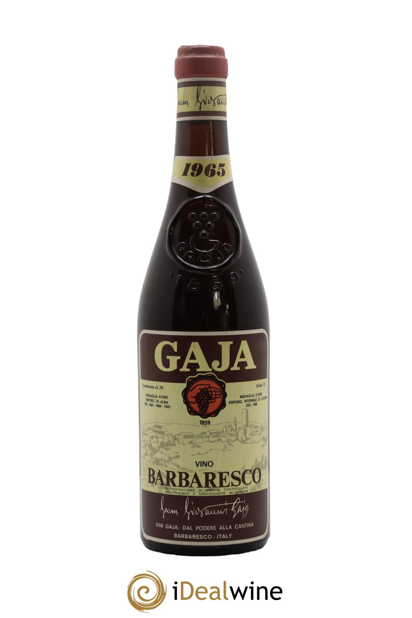 Barbaresco DOCG Angelo Gaja 1965 - Lotto di 1 bottiglia - 0
