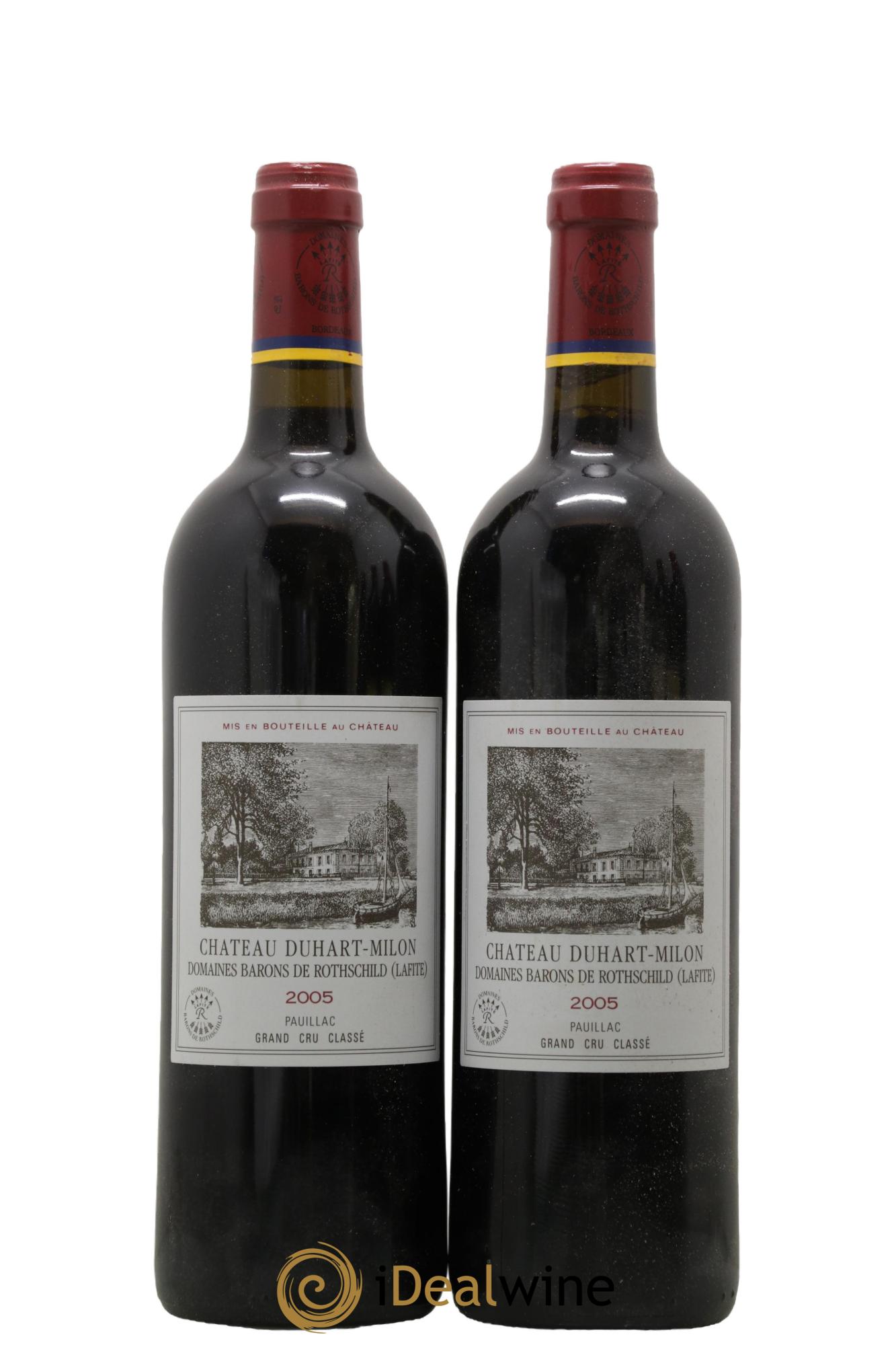 Château Duhart-Milon 4ème Grand Cru Classé 2005 - Lot de 2 bouteilles - 0