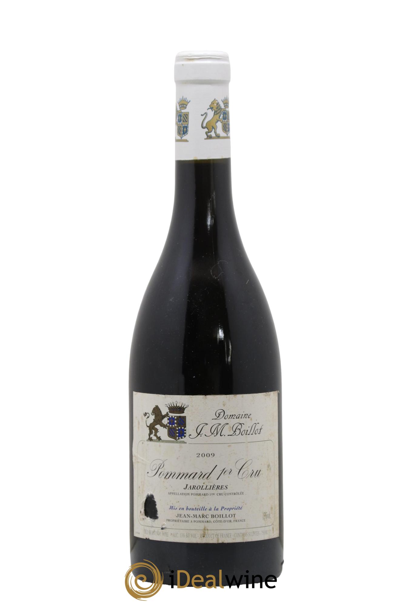 Pommard 1er Cru Jarollières Jean-Marc Boillot 2009 - Lot de 1 bouteille - 0