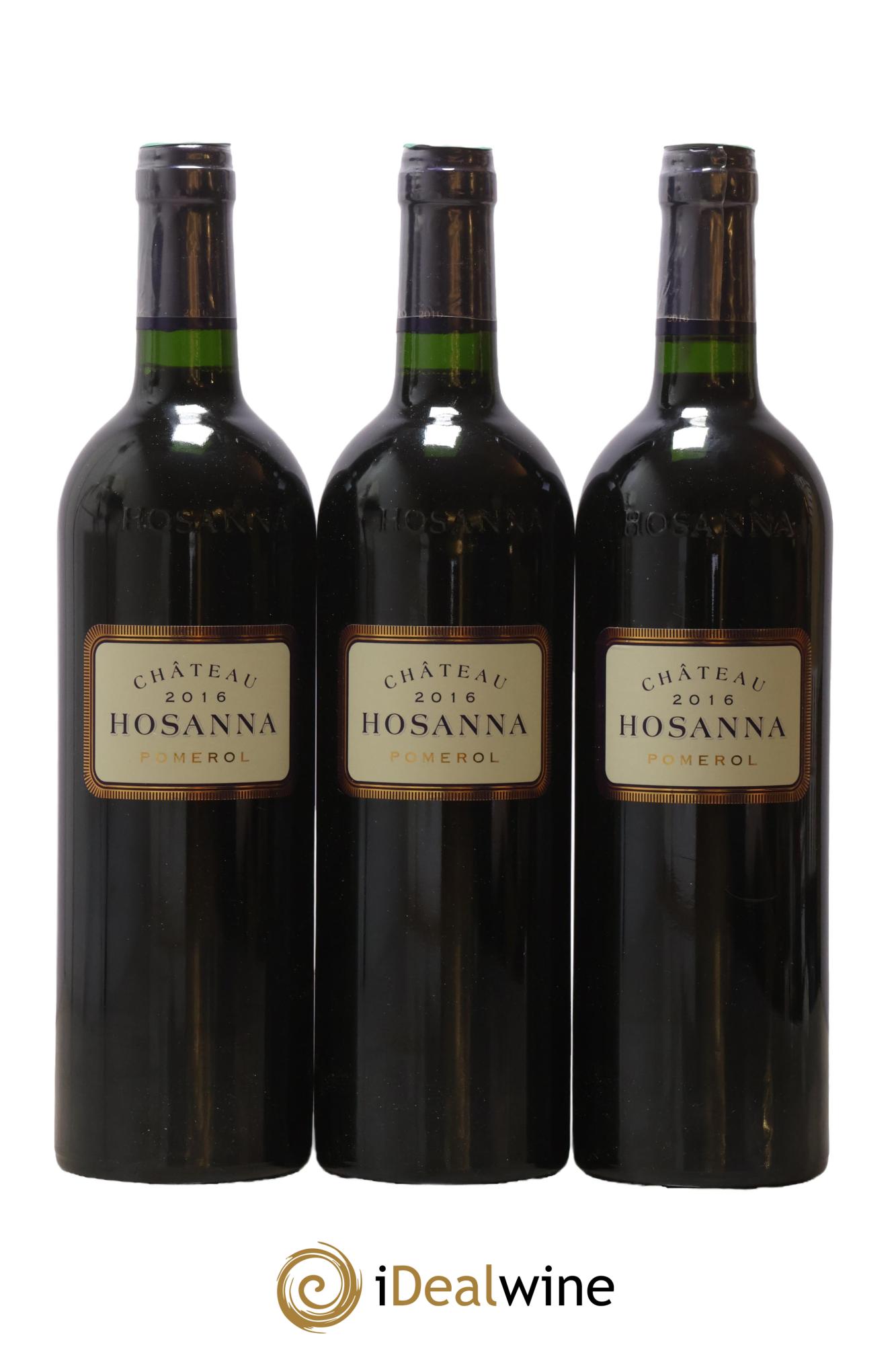 Château Hosanna 2016 - Lot de 3 bouteilles - 0
