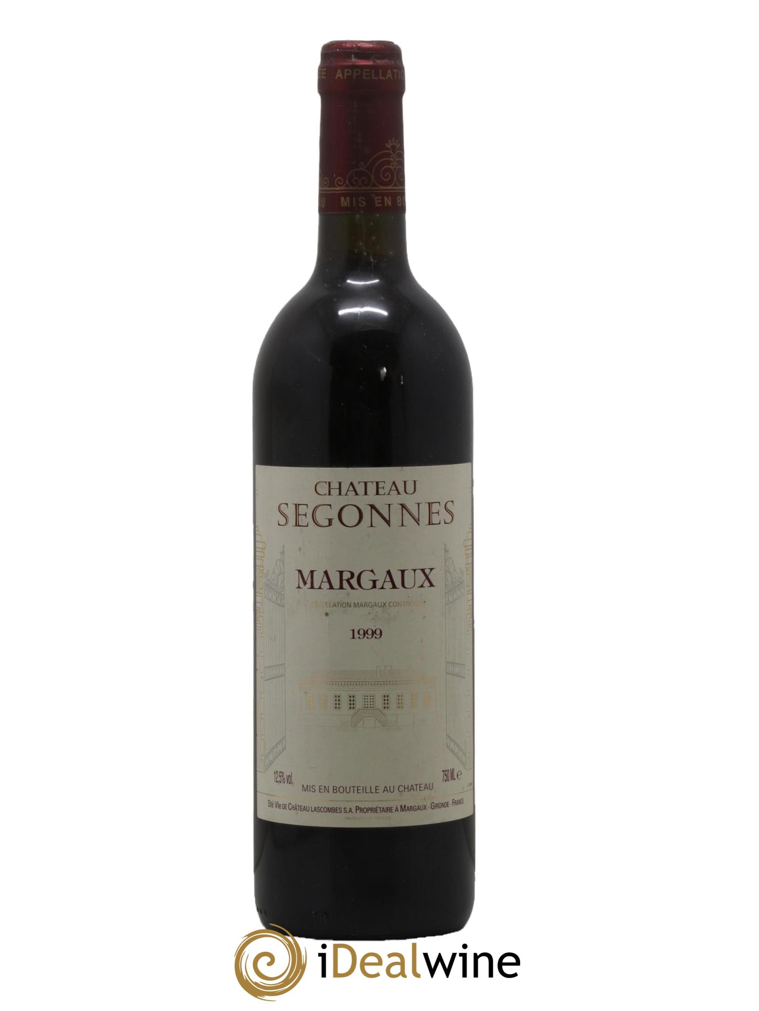 Acheter vin Château Segonnes 1999 (lot: 2435200)