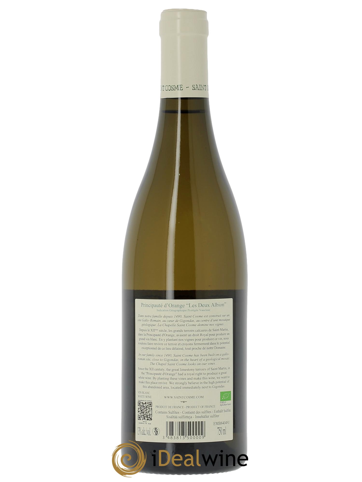 Principauté d'Orange Les Deux Albion Saint Cosme 2024 - Lot of 1 bottle - 1