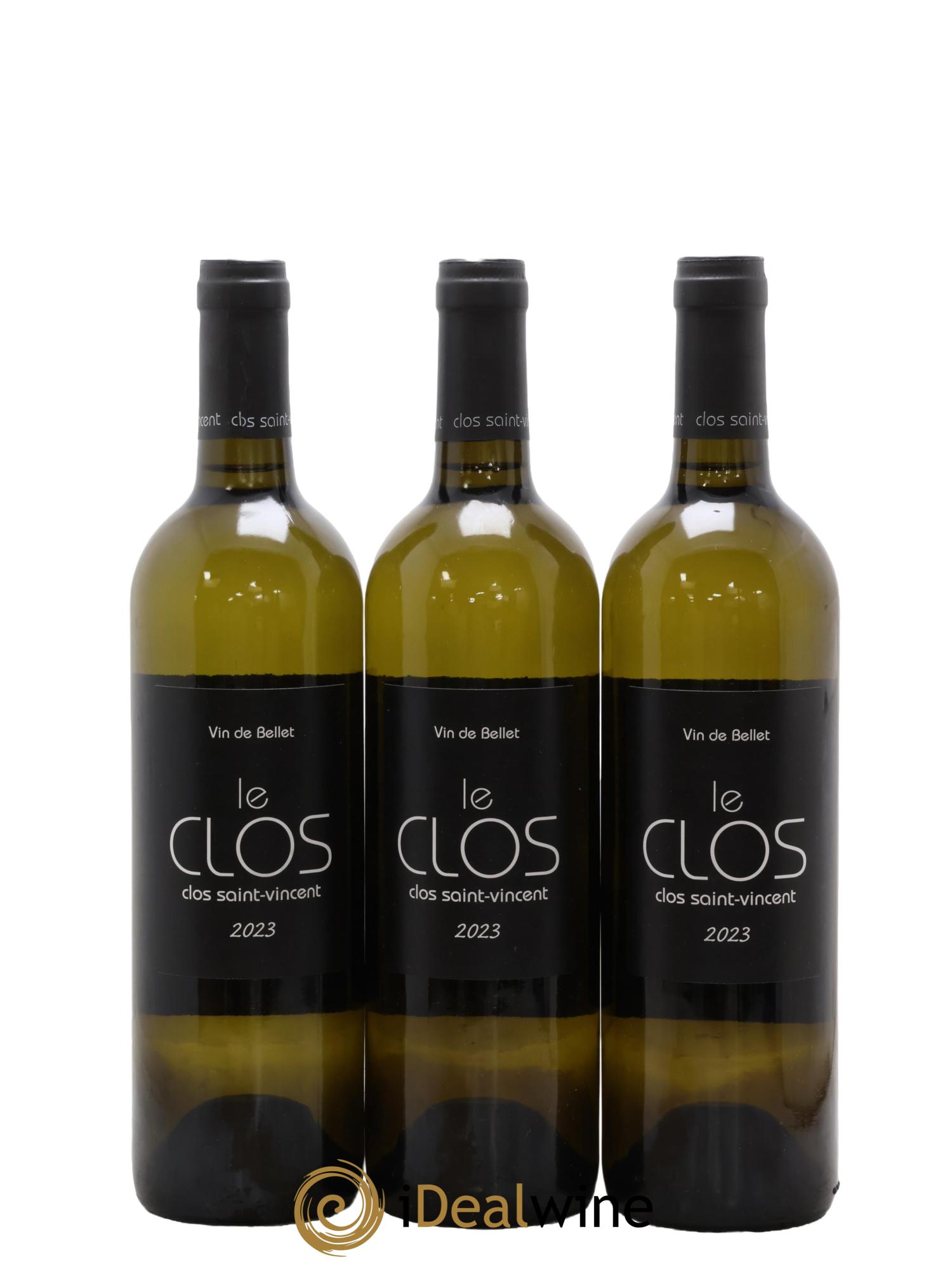 Bellet Le Clos Clos Saint-Vincent 2023 - Lot de 3 bouteilles - 0
