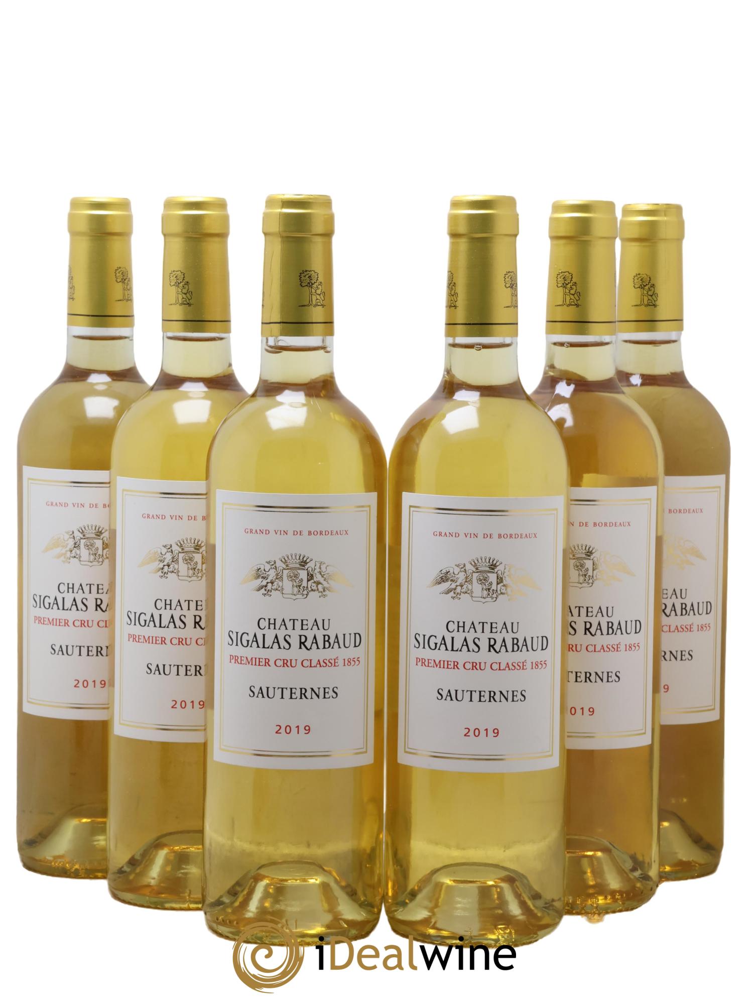 Château Sigalas Rabaud 1er Grand Cru Classé 2019 - Posten von 6 Flaschen - 0
